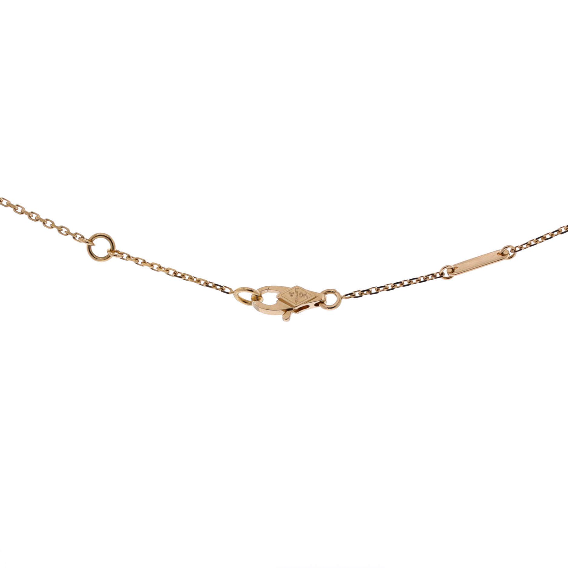 Van Cleef & Arpels Sweet Alhambra Butterfly Pendant Necklace 18K Yellow Gold an Size ONE SIZE - 3 Thumbnail