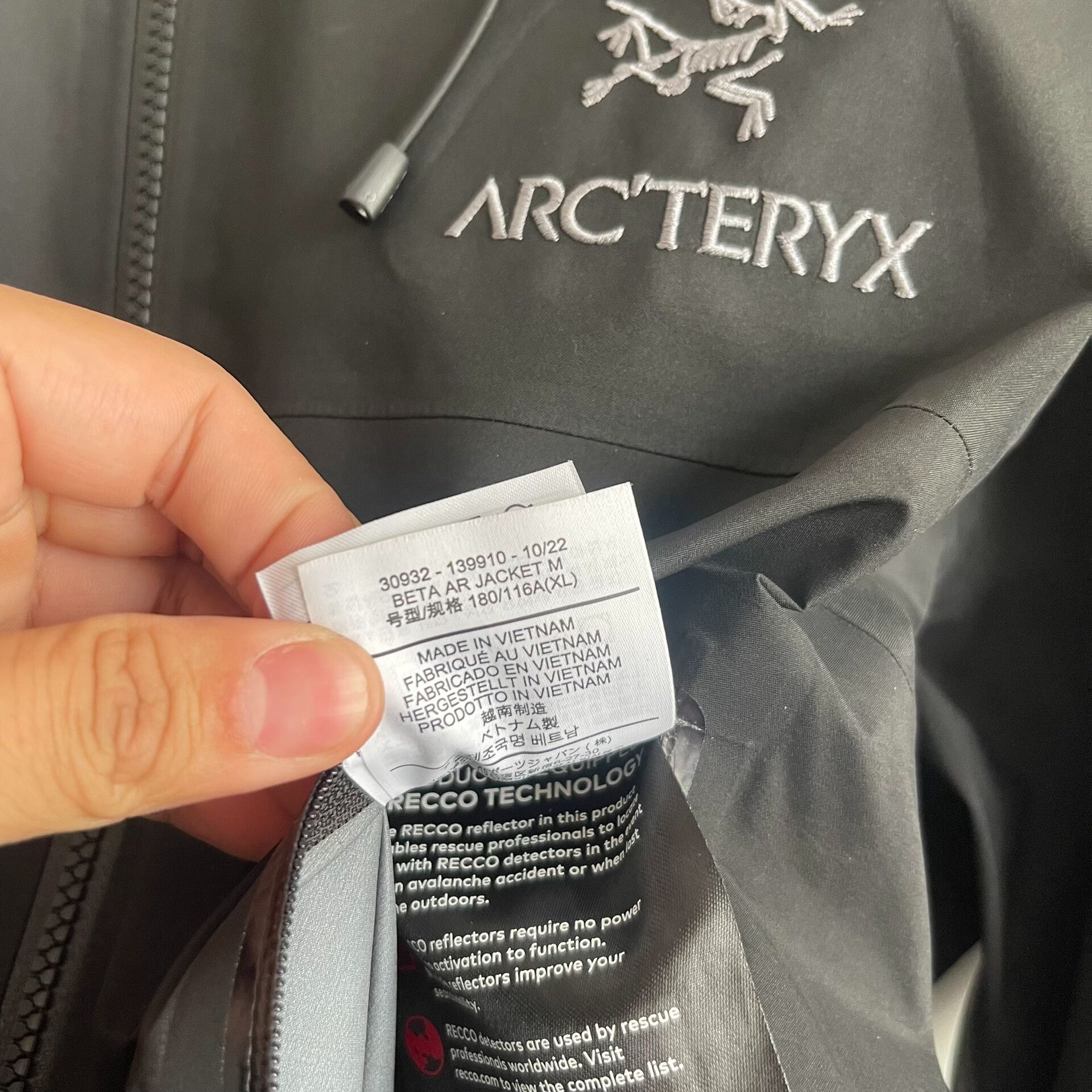 Arc'teryx Arcteryx Beta AR Gore-Tex Hooded Jacket Size US XL / EU 56 / 4 - 4 Thumbnail