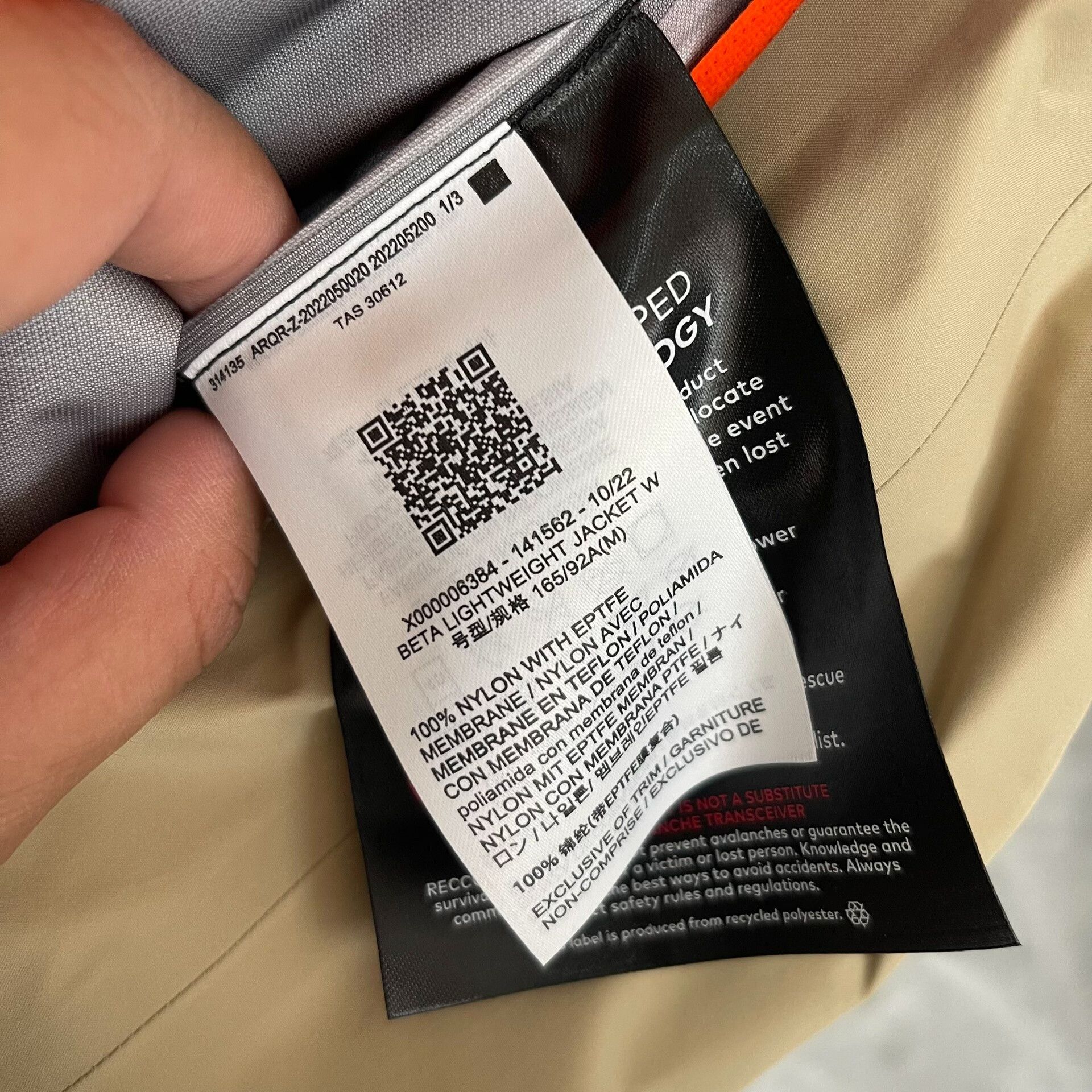 Arc'teryx Arcteryx BETA Lightweight Jacket for Women Size M / US 6-8 / IT 42-44 - 5 Thumbnail