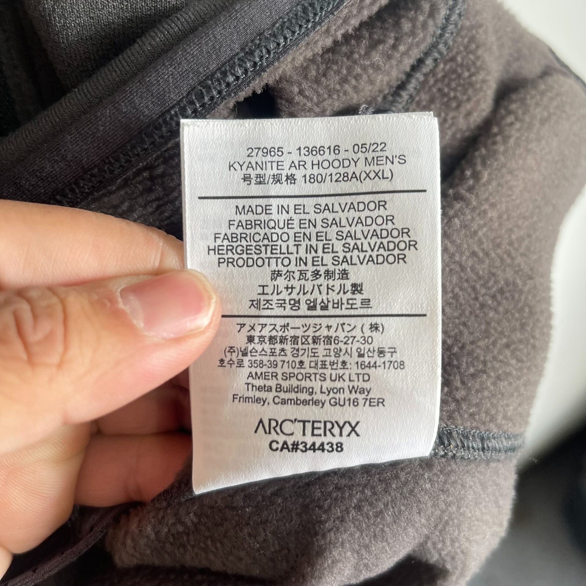 Arc'teryx Arcteryx Men's Gray Fleece Jacket XXL Size US XXL / EU 58 / 5 - 4 Thumbnail
