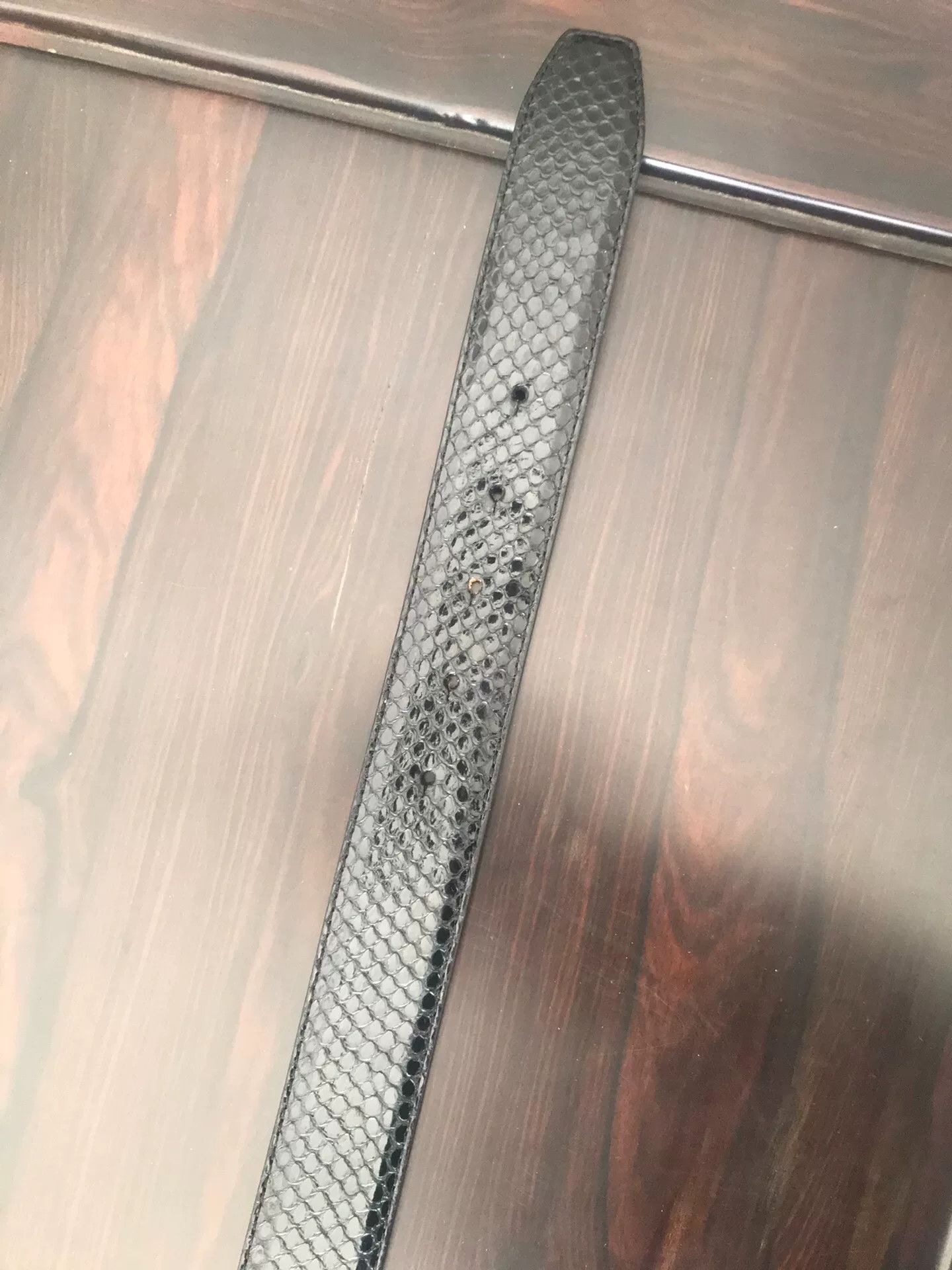 Dolce & Gabbana Dolce Gabbana Snake Skin Belt Size ONE SIZE - 5 Thumbnail