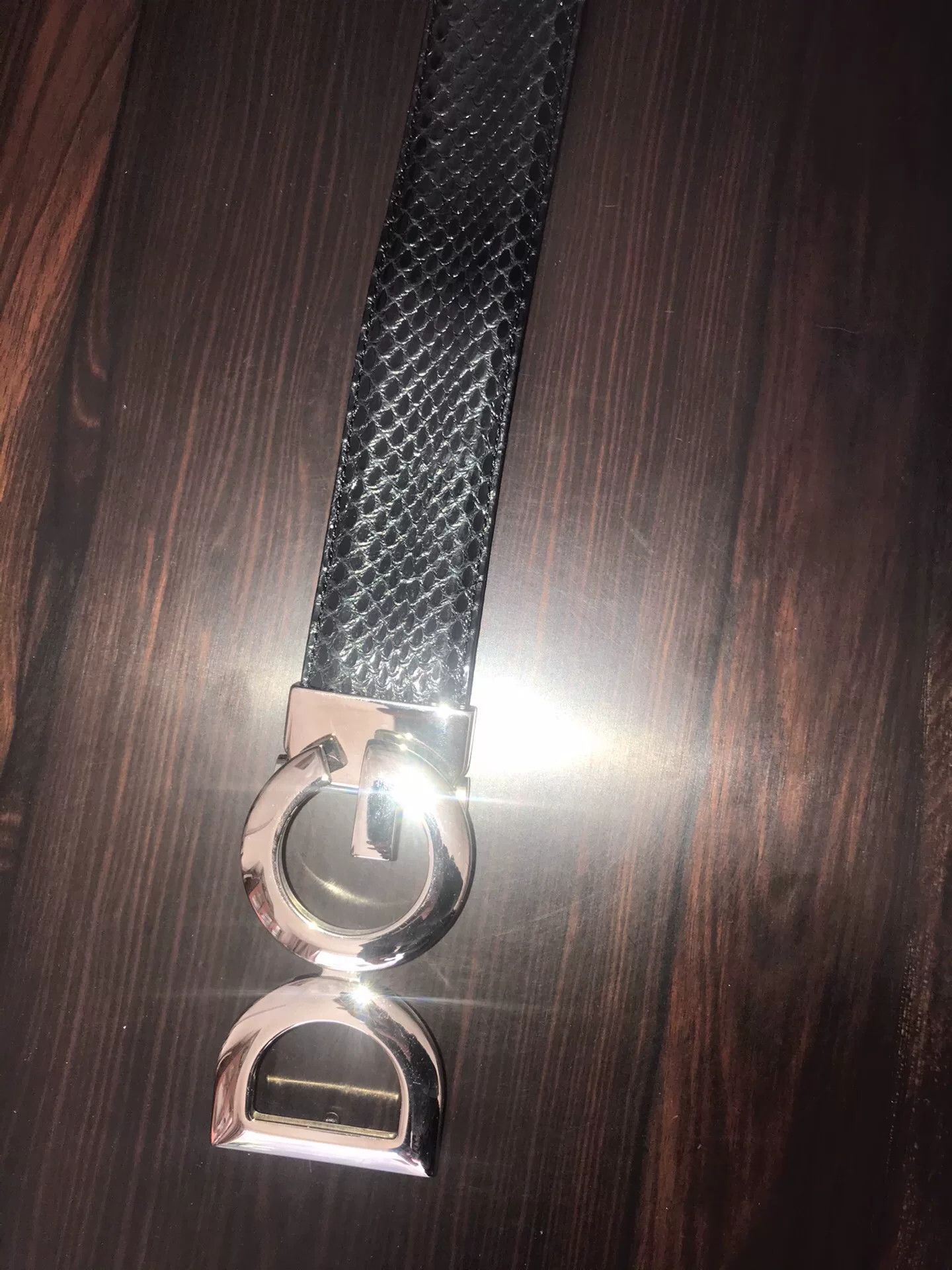 Dolce & Gabbana Dolce Gabbana Snake Skin Belt Size ONE SIZE - 3 Thumbnail