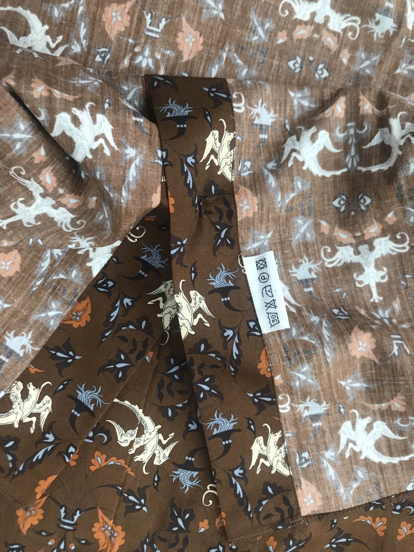 Brioni Italian Brioni Floral Pattern Shirt Size US S / EU 44-46 / 1 - 6 Thumbnail