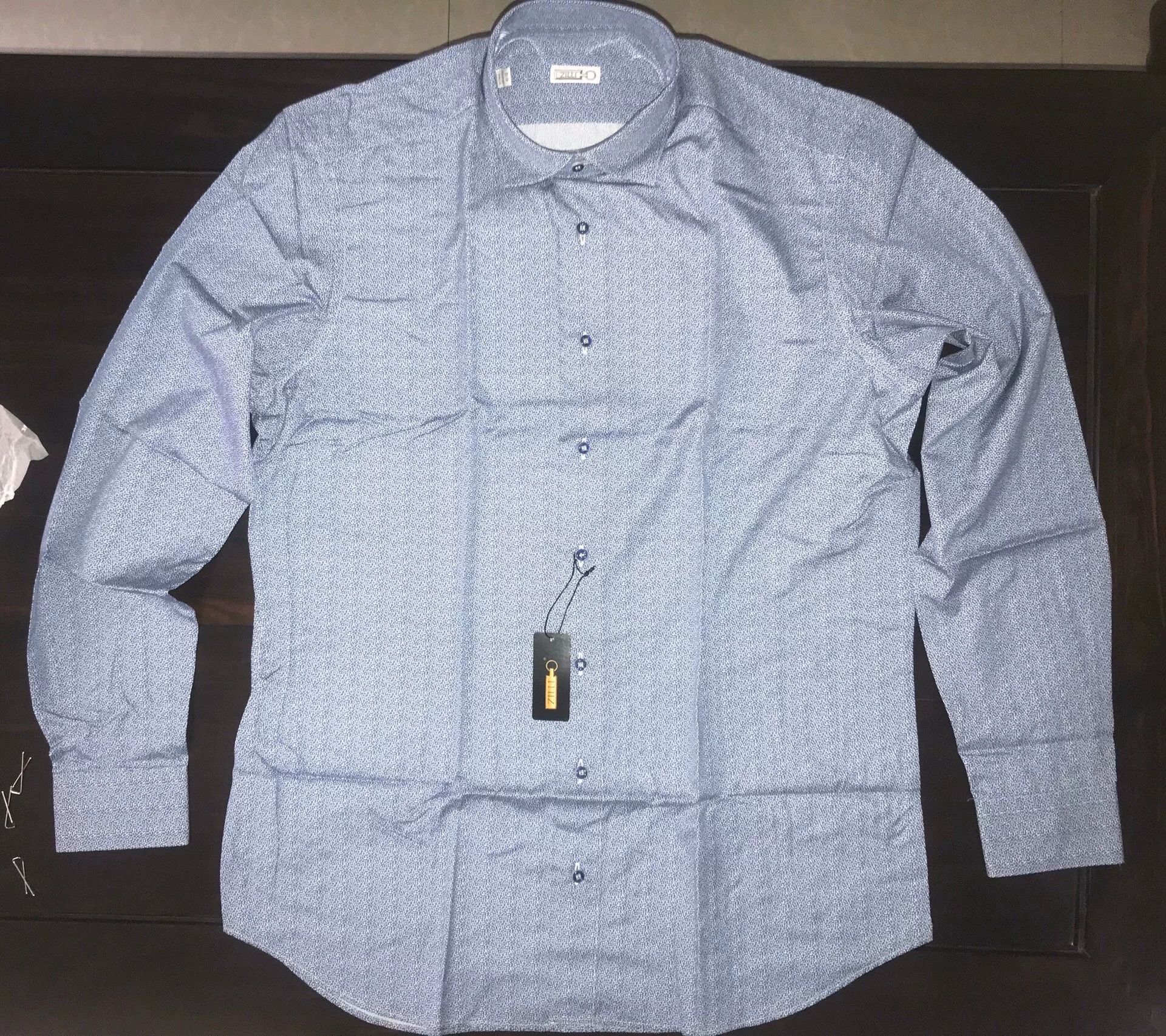 Zilli Luxury Zilli Men’s Dress Shirt Size US M / EU 48-50 / 2 - 2 Thumbnail