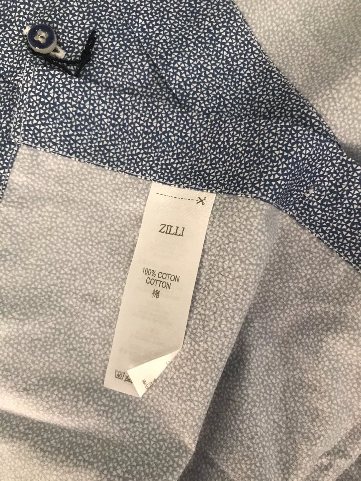 Zilli Luxury Zilli Men’s Dress Shirt Size US M / EU 48-50 / 2 - 7 Thumbnail