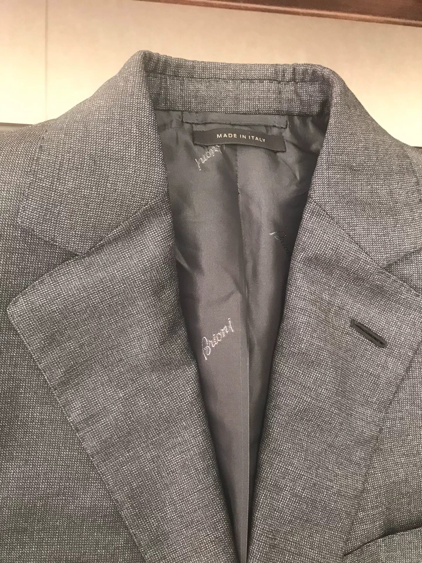 Brioni Brioni Gray Wool Suit Size 46 Size US S / EU 44-46 / 1 - 3 Thumbnail