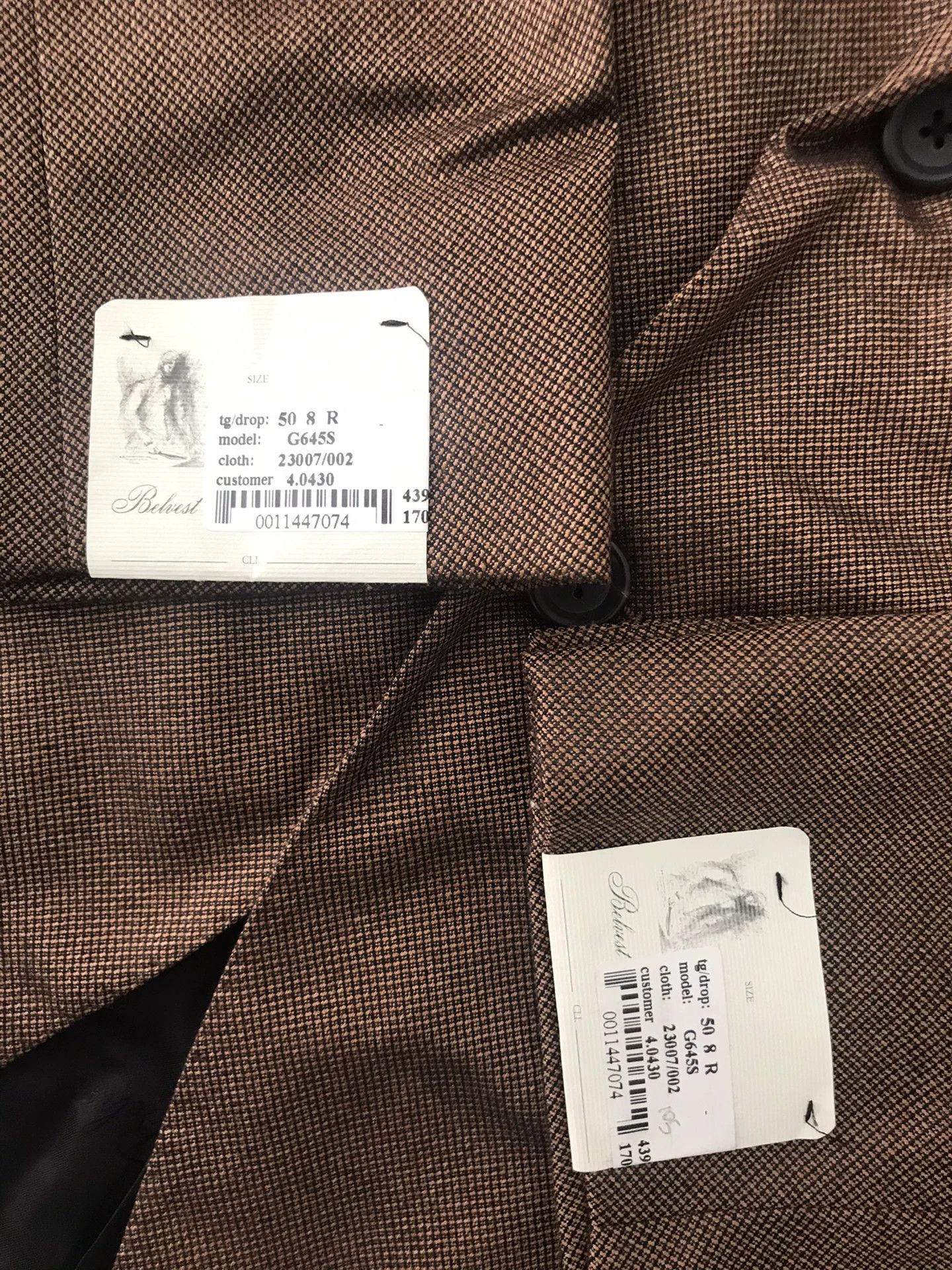 Ermenegildo Zegna Handmade Cashmere Suit by Belvest Size US L / EU 52-54 / 3 - 4 Thumbnail