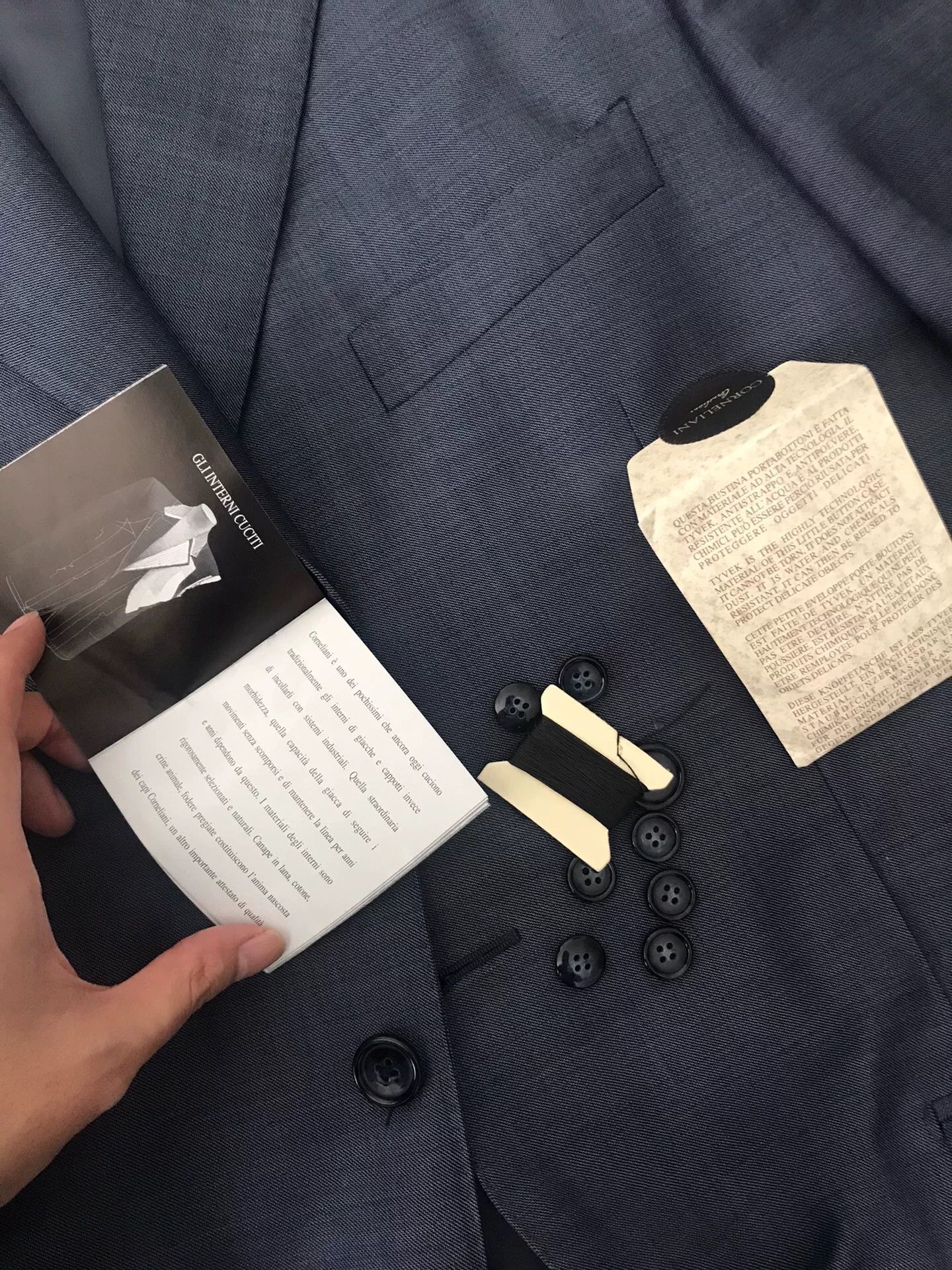 Corneliani Corneliani Wool Suit Jacket Size 50 Size US M / EU 48-50 / 2 - 8 Thumbnail