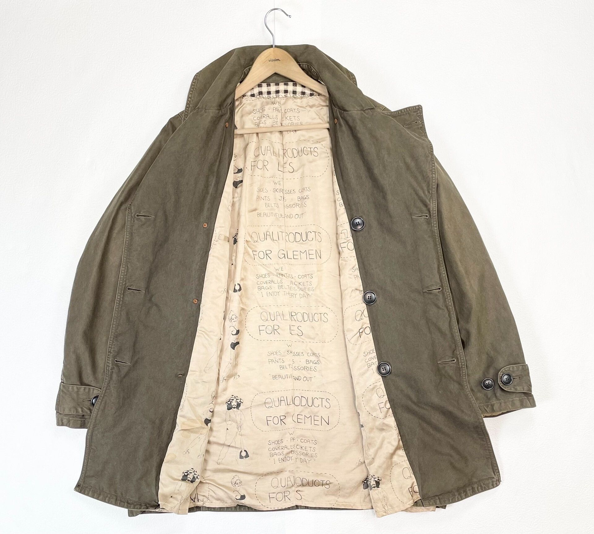 Visvim Vintage Visvim Shipman Double-Breasted Coat Size US M / EU 48-50 / 2 - 2 Thumbnail