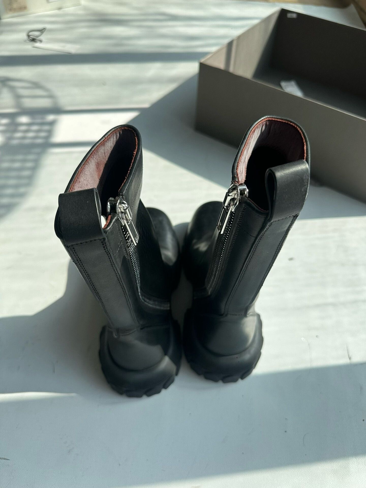 Rick Owens Rick Owens Tall Side-Zip Octopus Boots Size US 4 / IT 34 - 2 Thumbnail