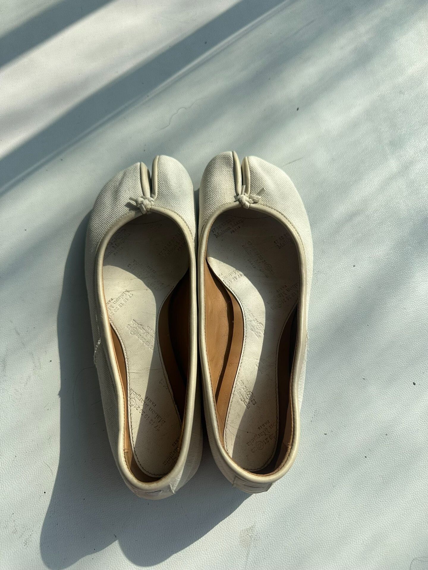 Maison Margiela Maison Margiela Canvas Tabi Ballet Shoes Size US 5 / IT 35 - 2 Thumbnail