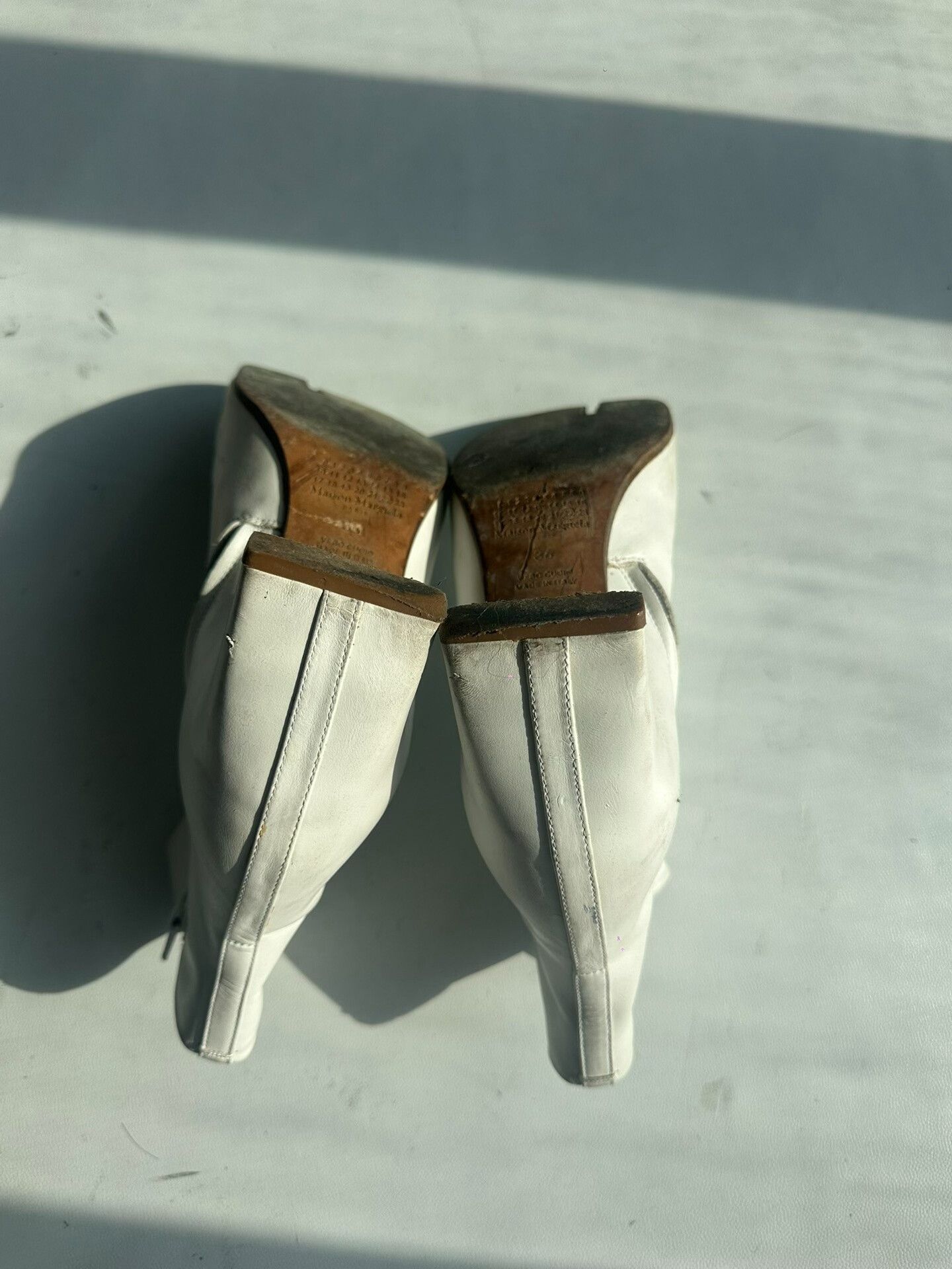 Maison Margiela Maison Margiela Tabi White Heels Size US 5 / IT 35 - 3 Thumbnail