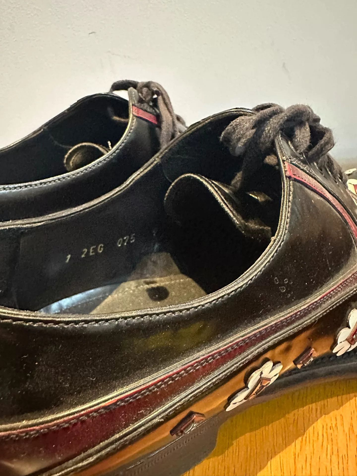 Prada Prada Floral Vintage Leather Shoes Size US 9 / EU 42 - 5 Thumbnail