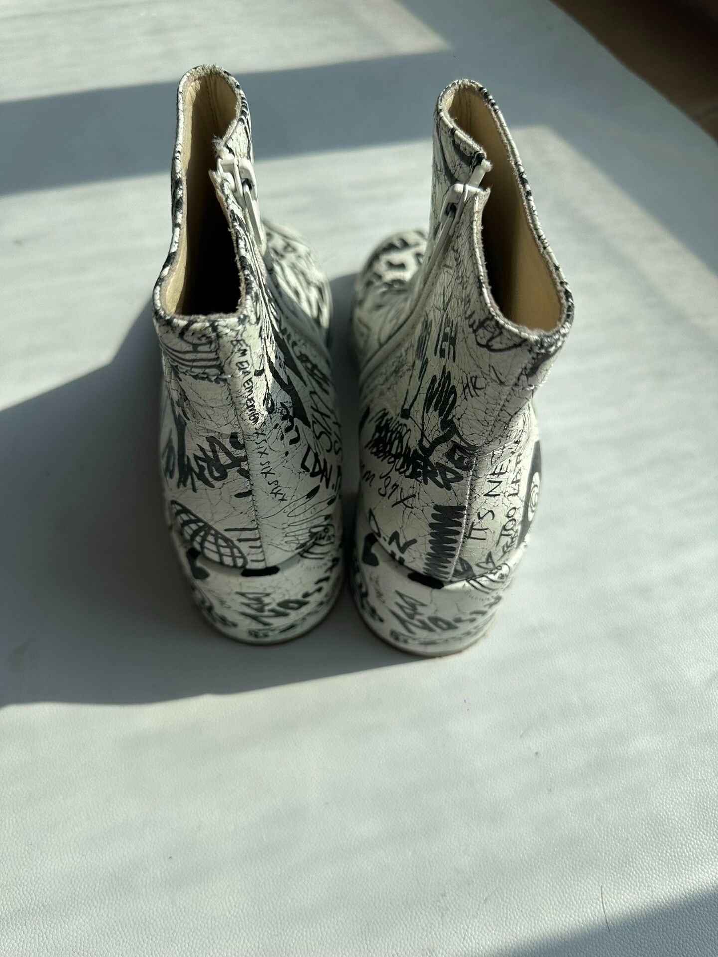 Maison Margiela Maison Margiela MM6 Graffiti Boots Size US 4 / IT 34 - 2 Thumbnail