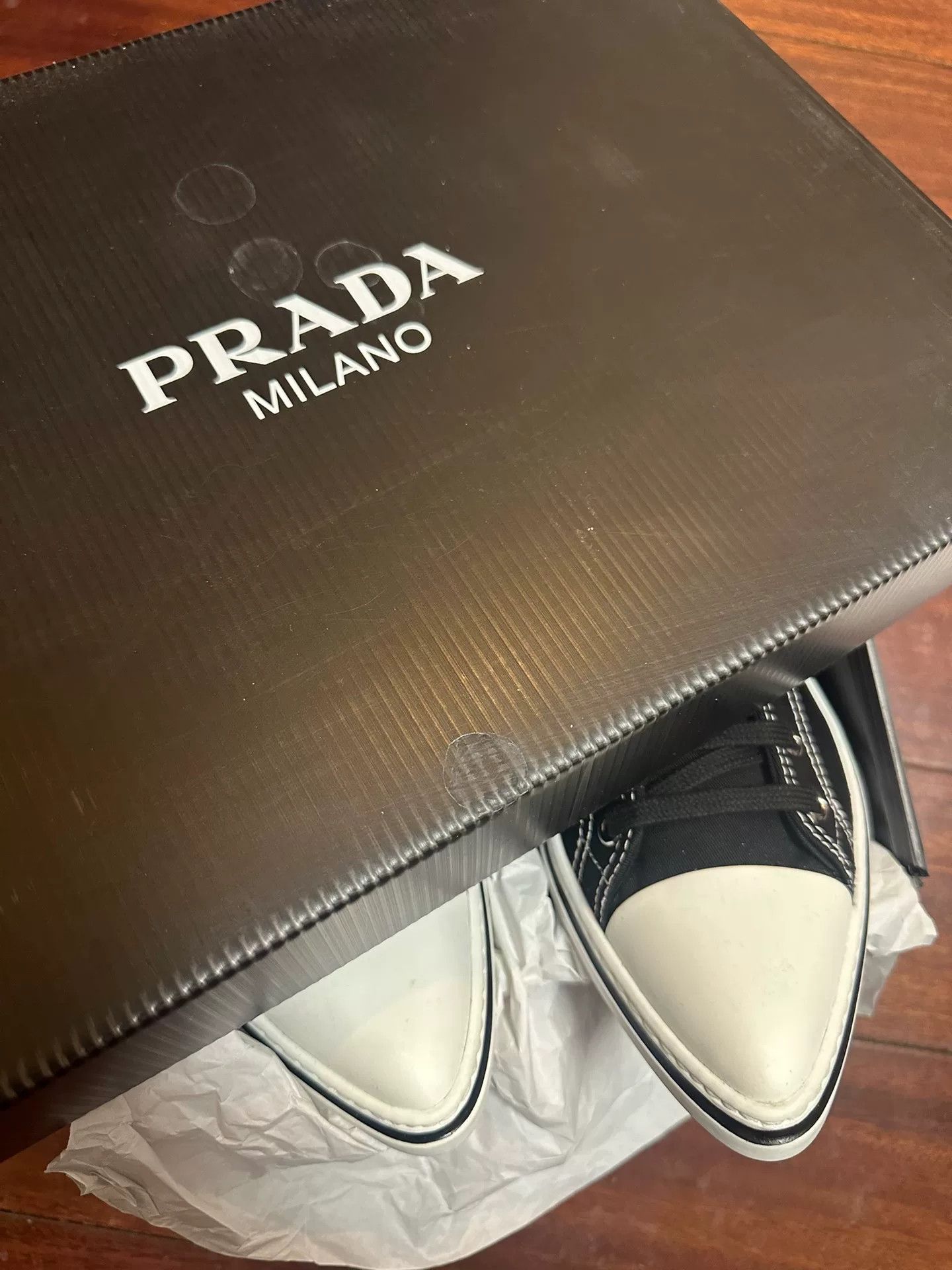 Prada Prada High-Top Athletic Casual Shoes Size US 7.5 / EU 40-41 - 4 Thumbnail