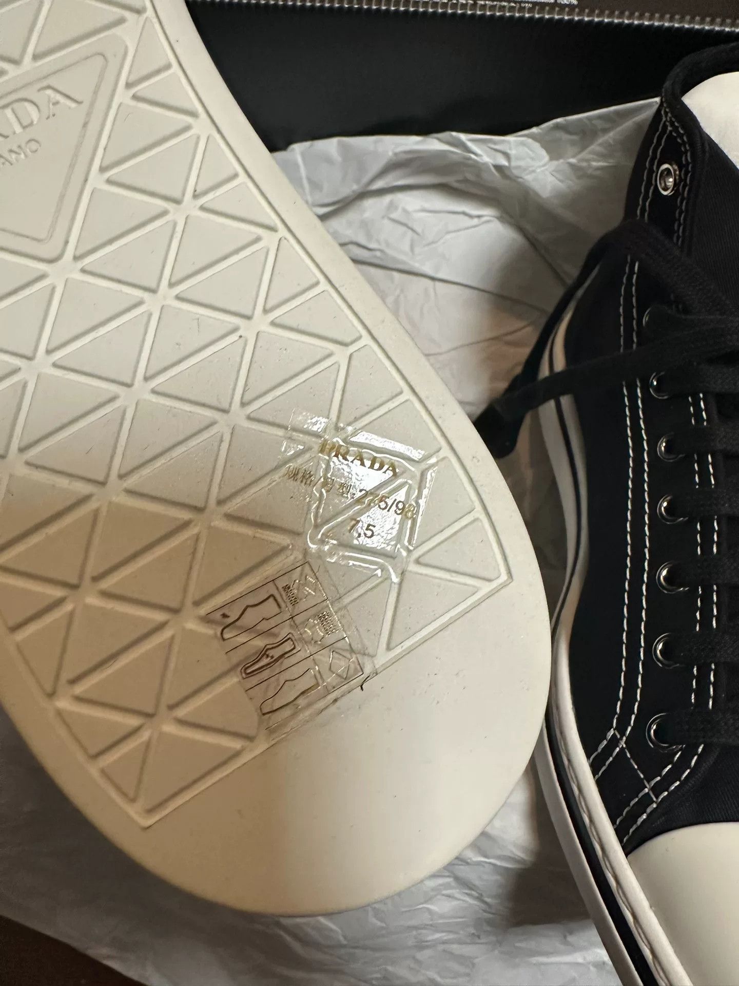 Prada Prada High-Top Athletic Casual Shoes Size US 7.5 / EU 40-41 - 2 Thumbnail