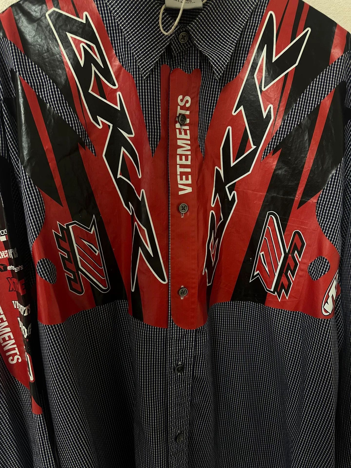 Vetements Vetements Racing Graphic Shirt Size M Size US M / EU 48-50 / 2 - 3 Thumbnail
