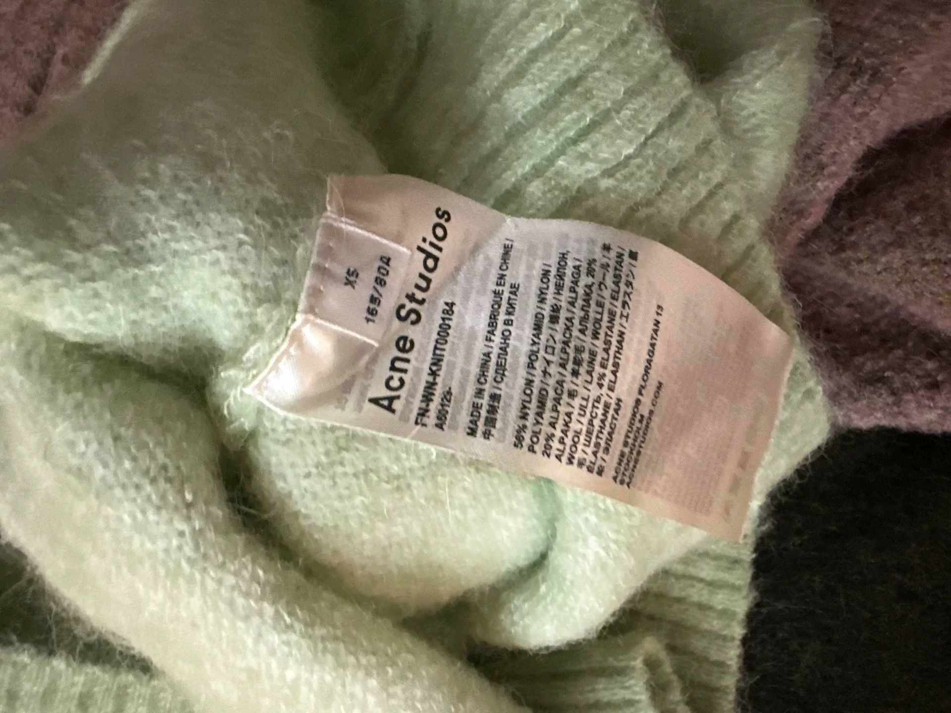 Acne Studios Acne Studios Green Cardigan Size XS / US 0-2 / IT 36-38 - 4 Thumbnail