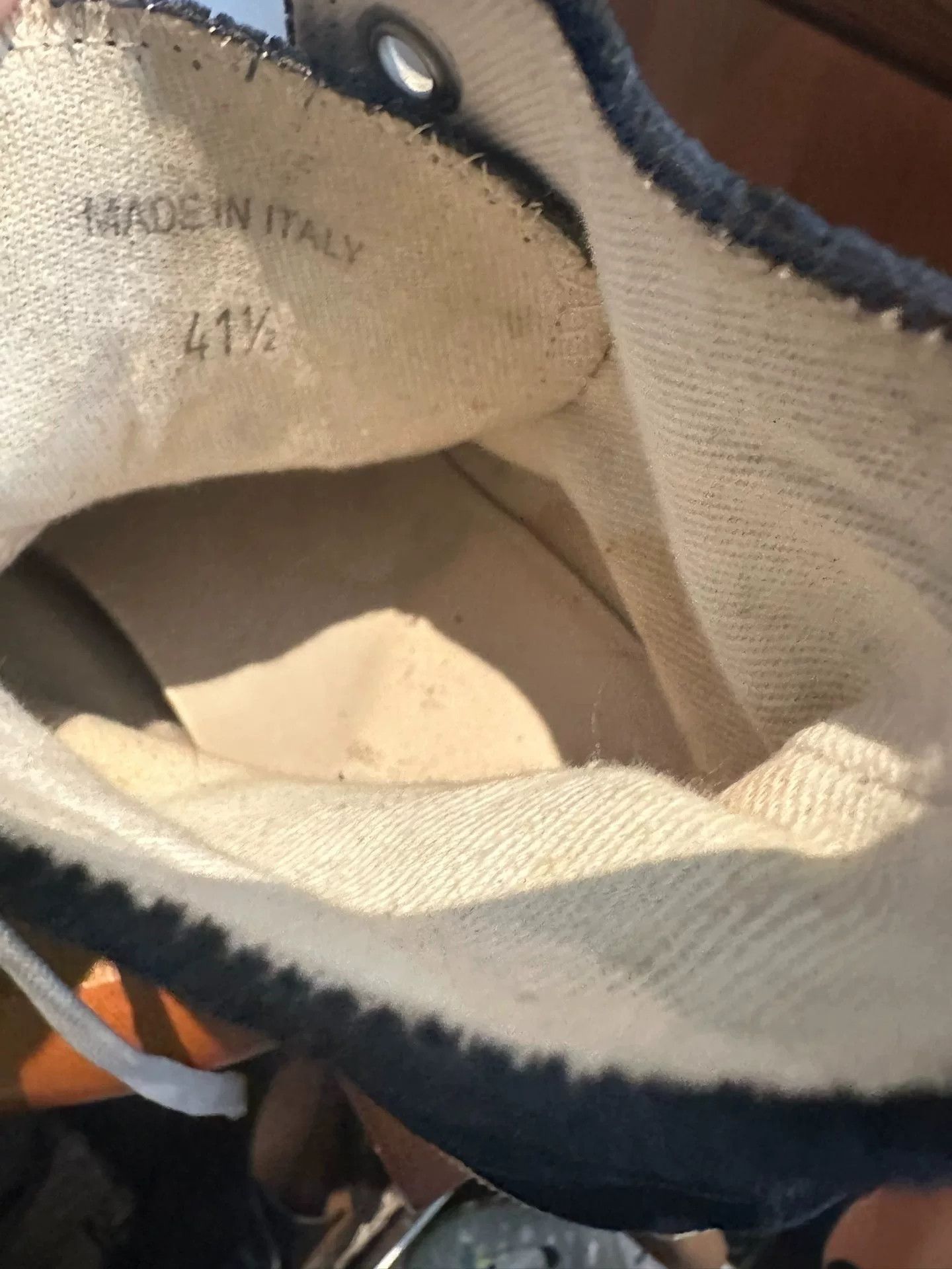 Maison Margiela Maison Margiela Blue Velvet High-Top Tabi Shoes Size US 11 / IT 41 - 4 Thumbnail