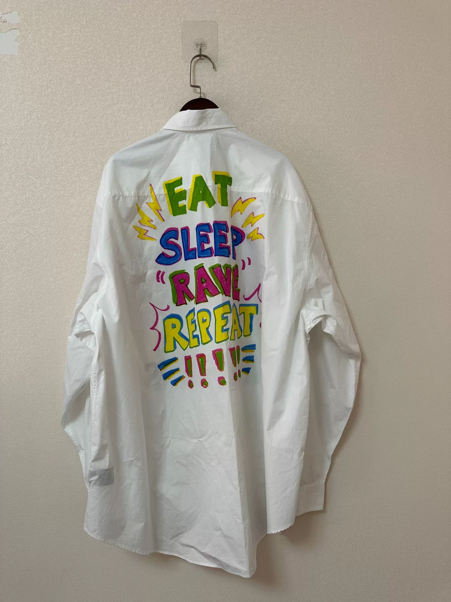Vetements Vetements White Graffiti Shirt Size US XS / EU 42 / 0 - 2 Thumbnail