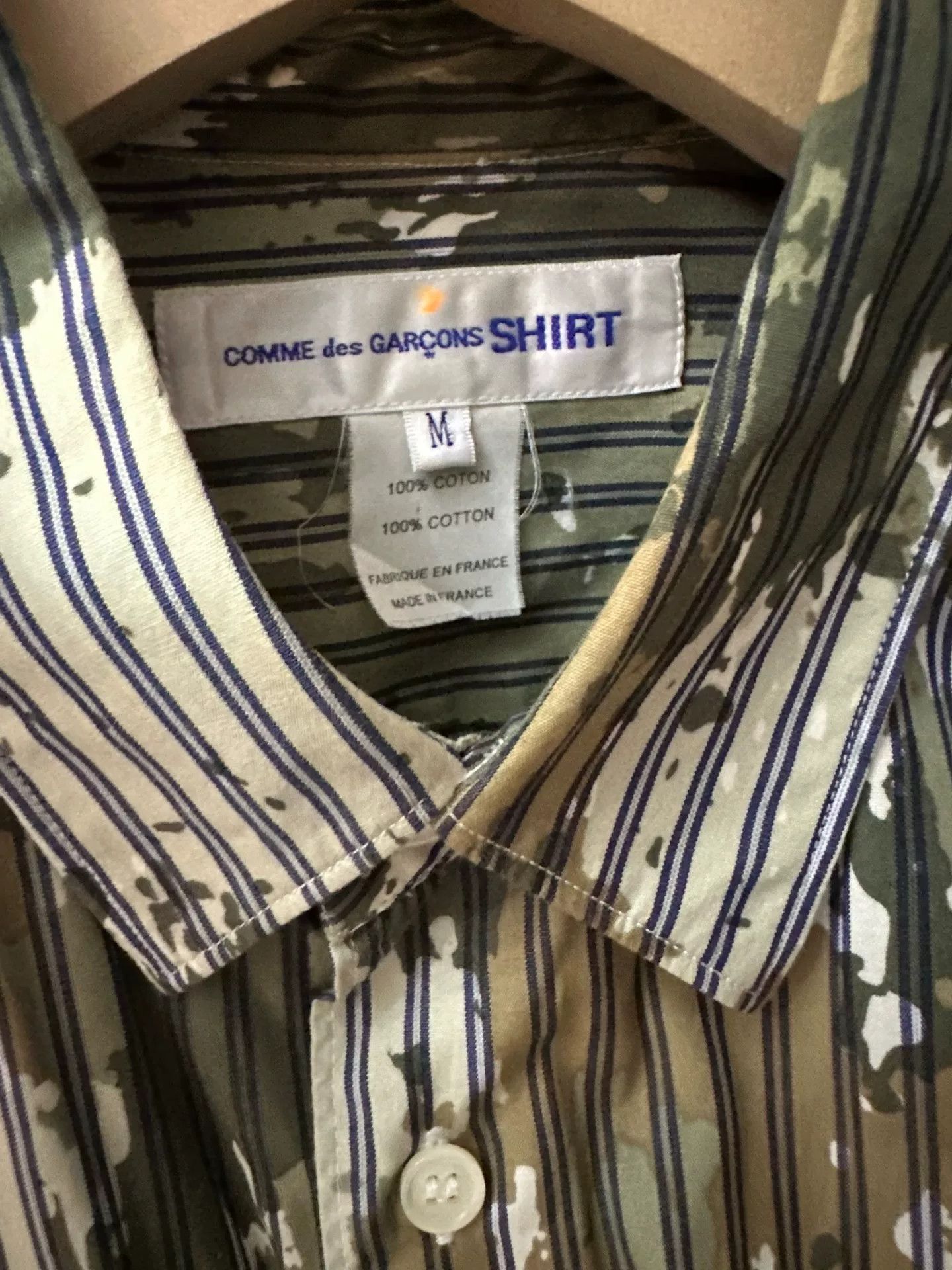 Comme des Garcons Comme des Garçons Camouflage Shirt Size US M / EU 48-50 / 2 - 3 Thumbnail
