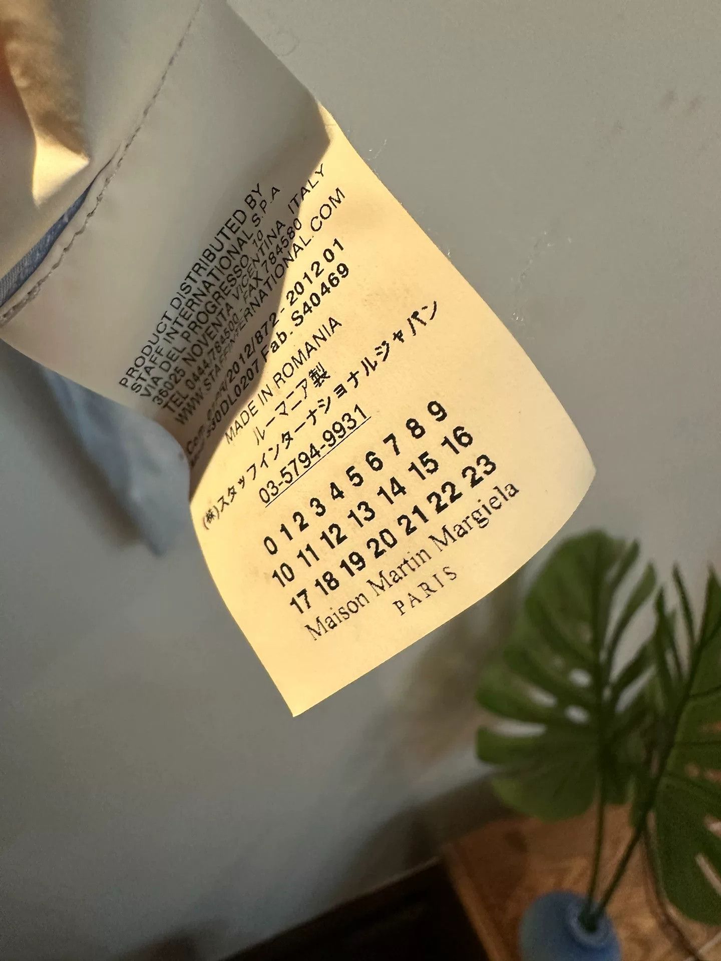 Maison Margiela Maison Margiela Blue Relaxed Fit Shirt Size US S / EU 44-46 / 1 - 3 Thumbnail