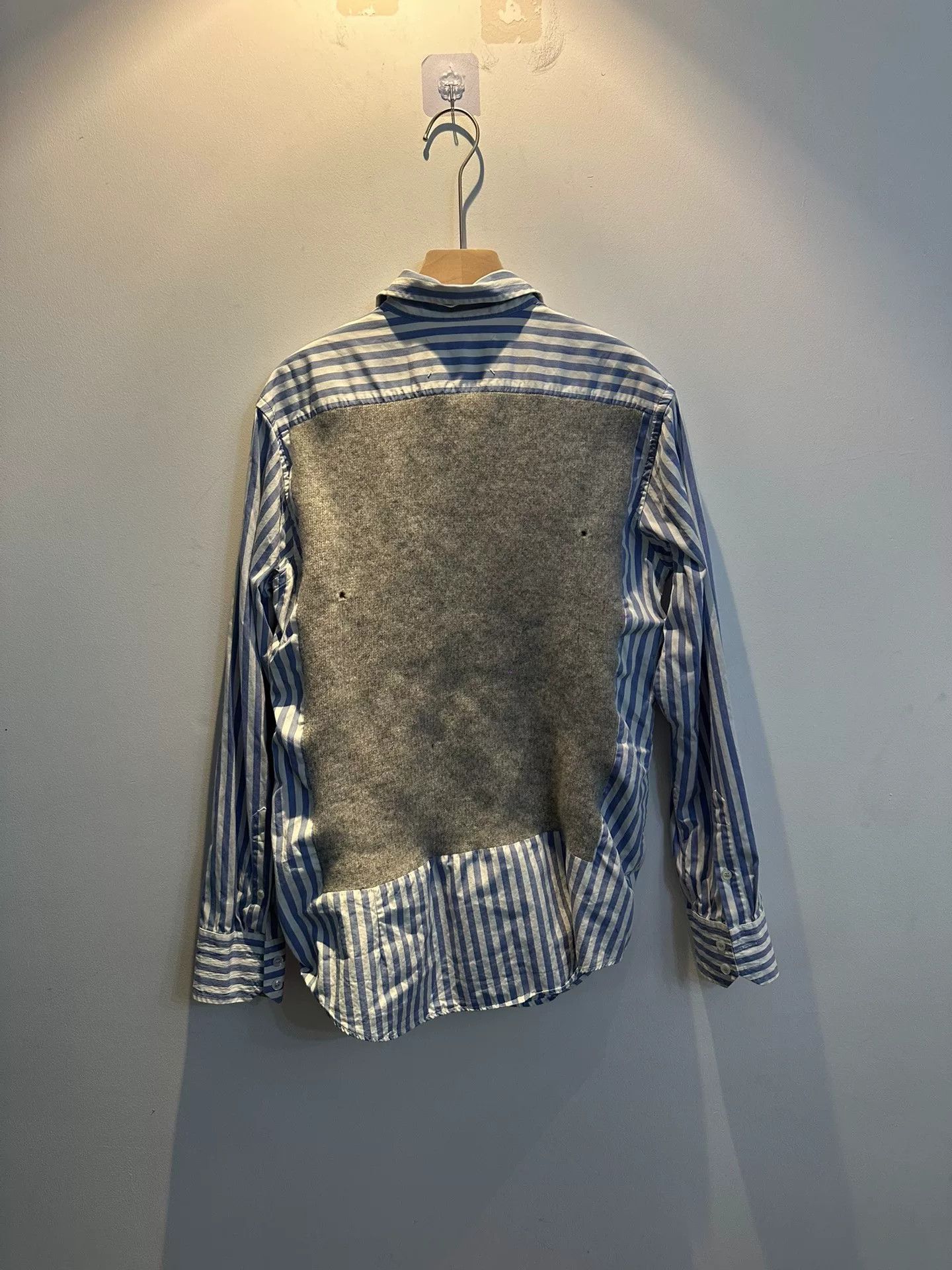 Maison Margiela Maison Margiela Striped Knit Shirt Size US XXS / EU 40 - 2 Thumbnail