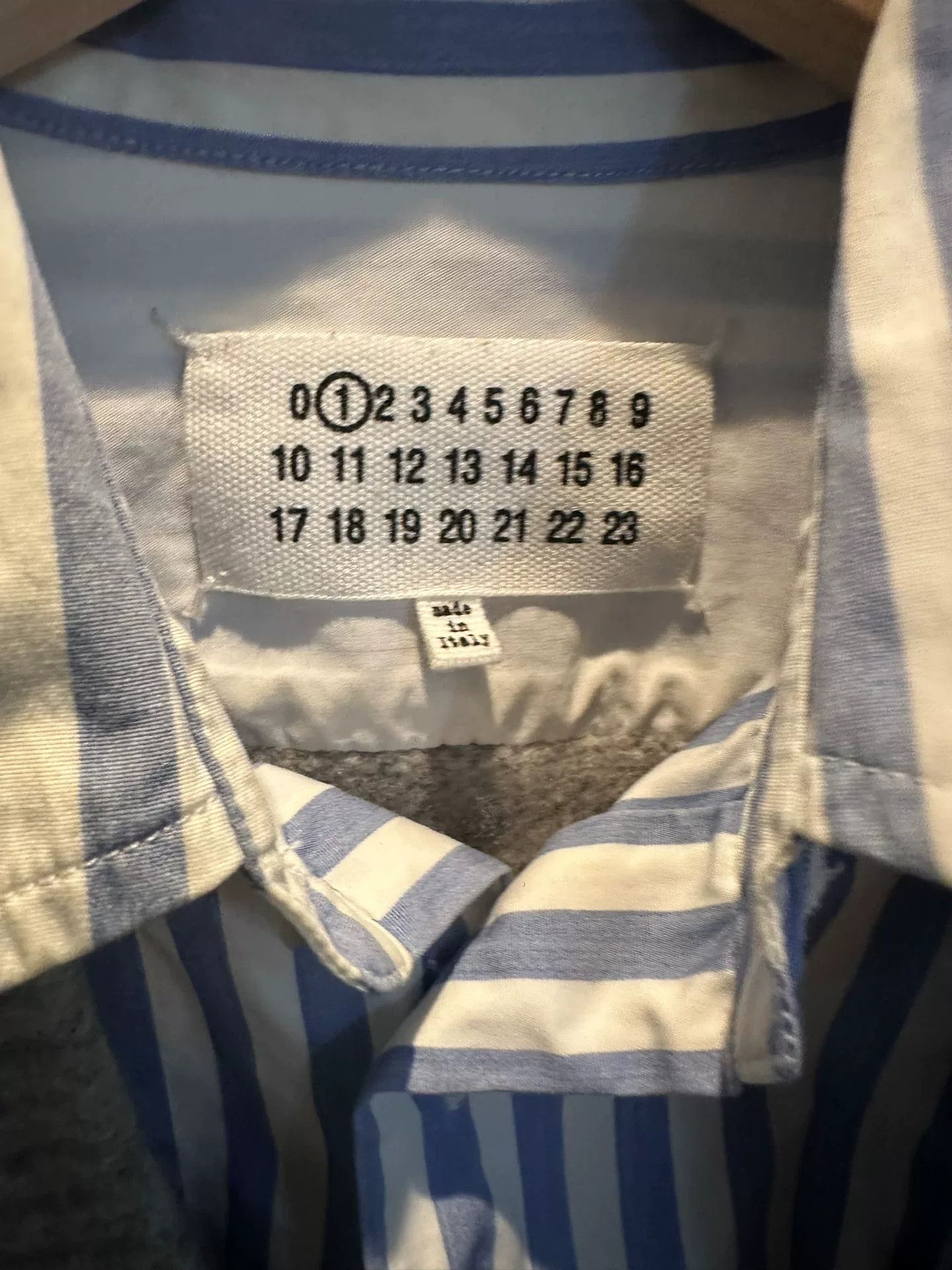 Maison Margiela Maison Margiela Striped Knit Shirt Size US XXS / EU 40 - 3 Thumbnail