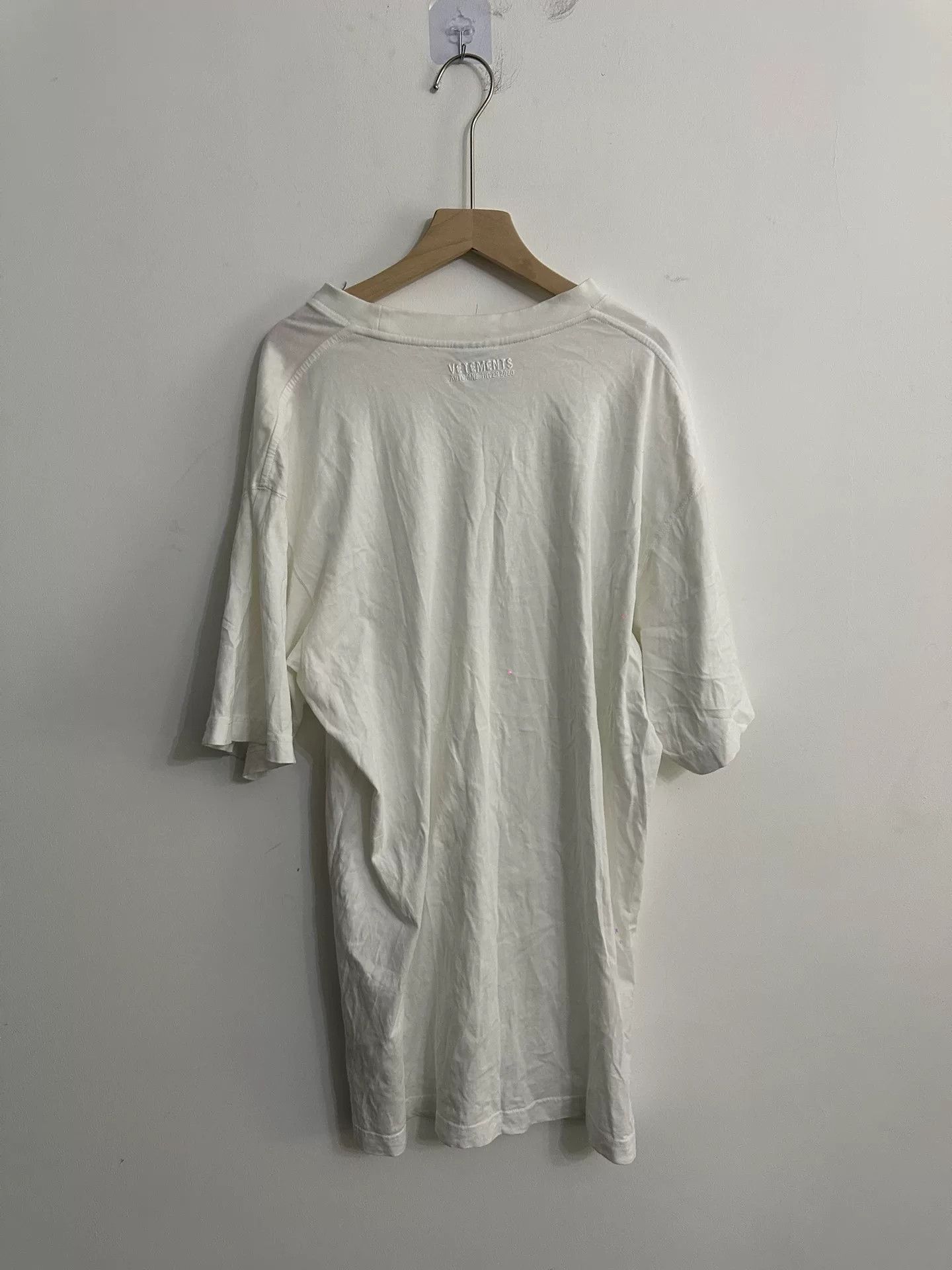 Vetements Vetements White Logo T-Shirt Unisex Size US L / EU 52-54 / 3 - 2 Thumbnail