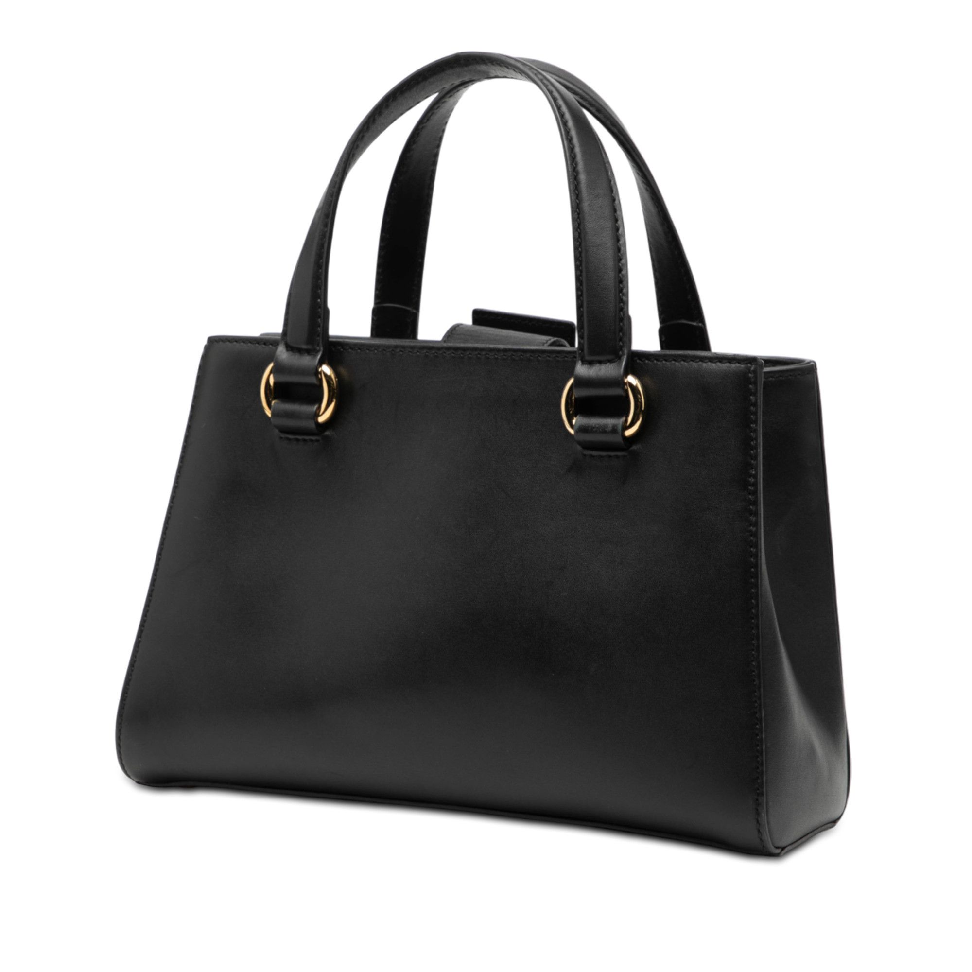Gucci Gucci Leather Sylvie Web Top Handle Satchel Size ONE SIZE - 2 Thumbnail