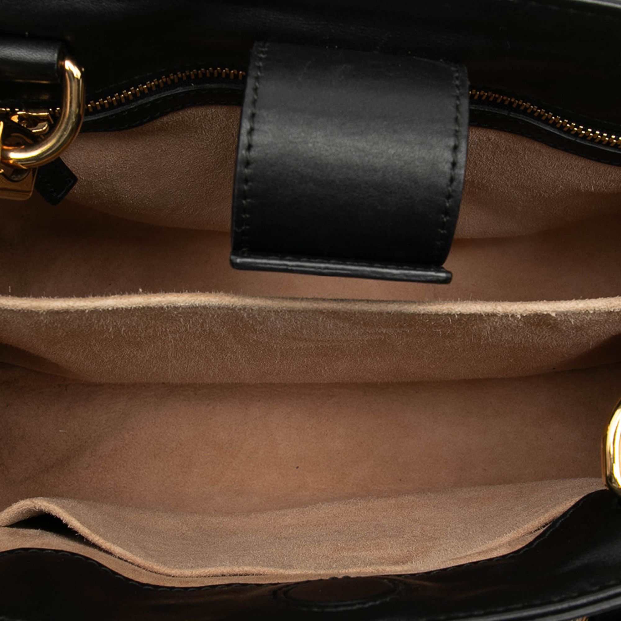 Gucci Gucci Leather Sylvie Web Top Handle Satchel Size ONE SIZE - 4 Thumbnail