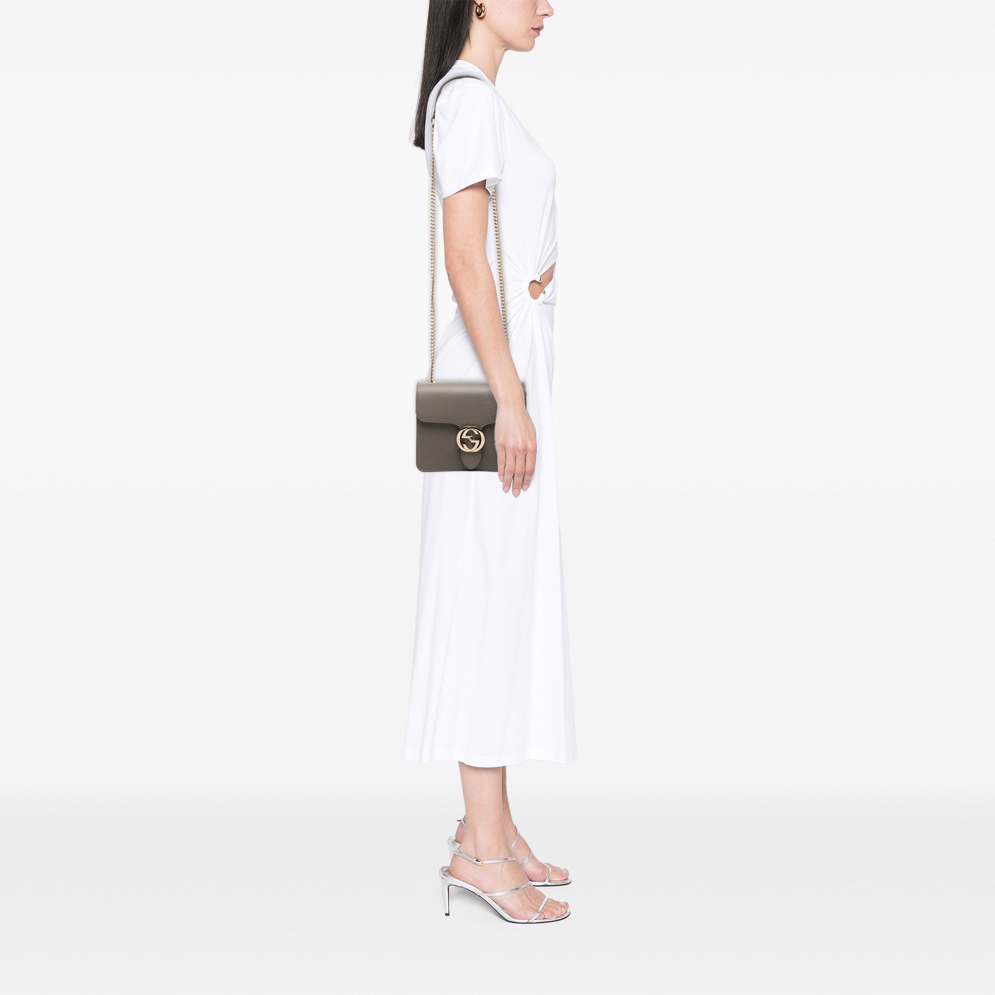 Gucci Gucci Small Dollar Calfskin Interlocking G Crossbody Size ONE SIZE - 7 Thumbnail