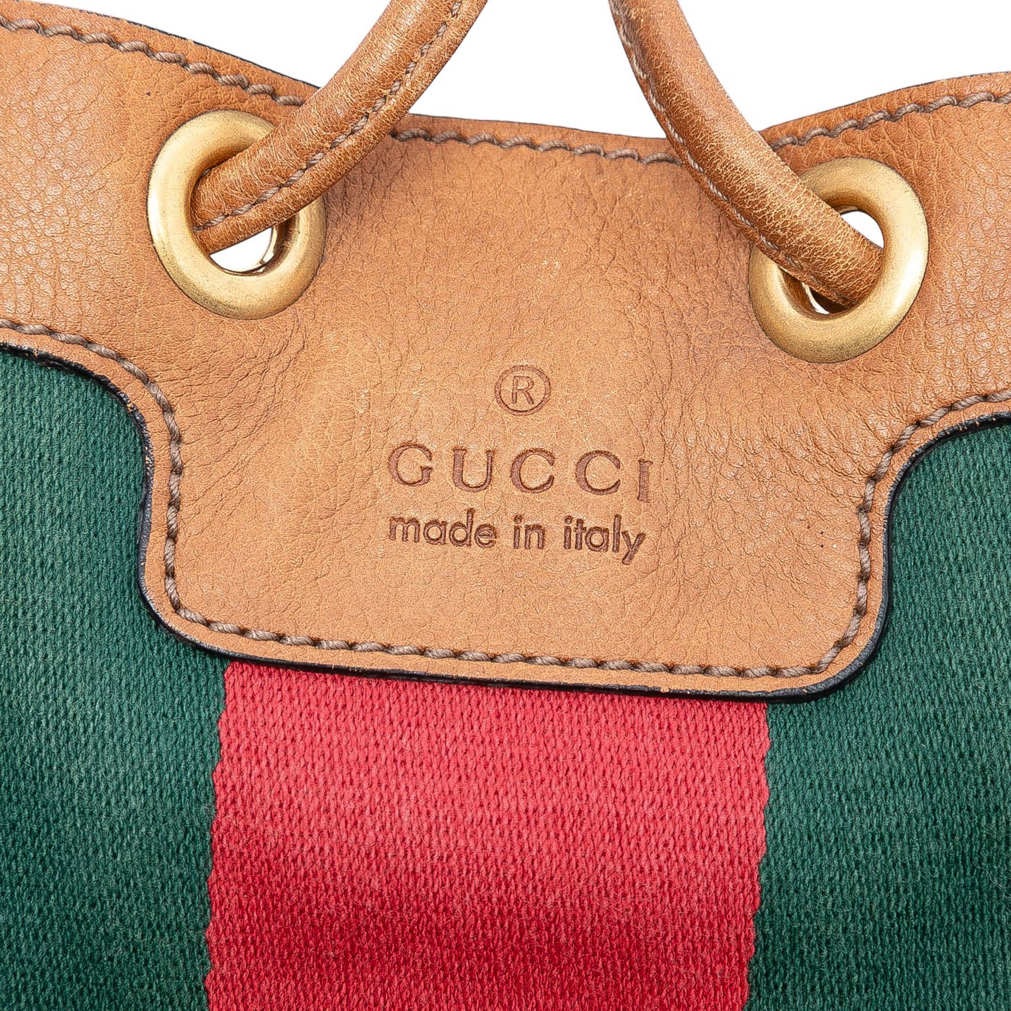 Gucci Gucci GG Canvas Web Rania Drawstring Hobo Size ONE SIZE - 6 Thumbnail