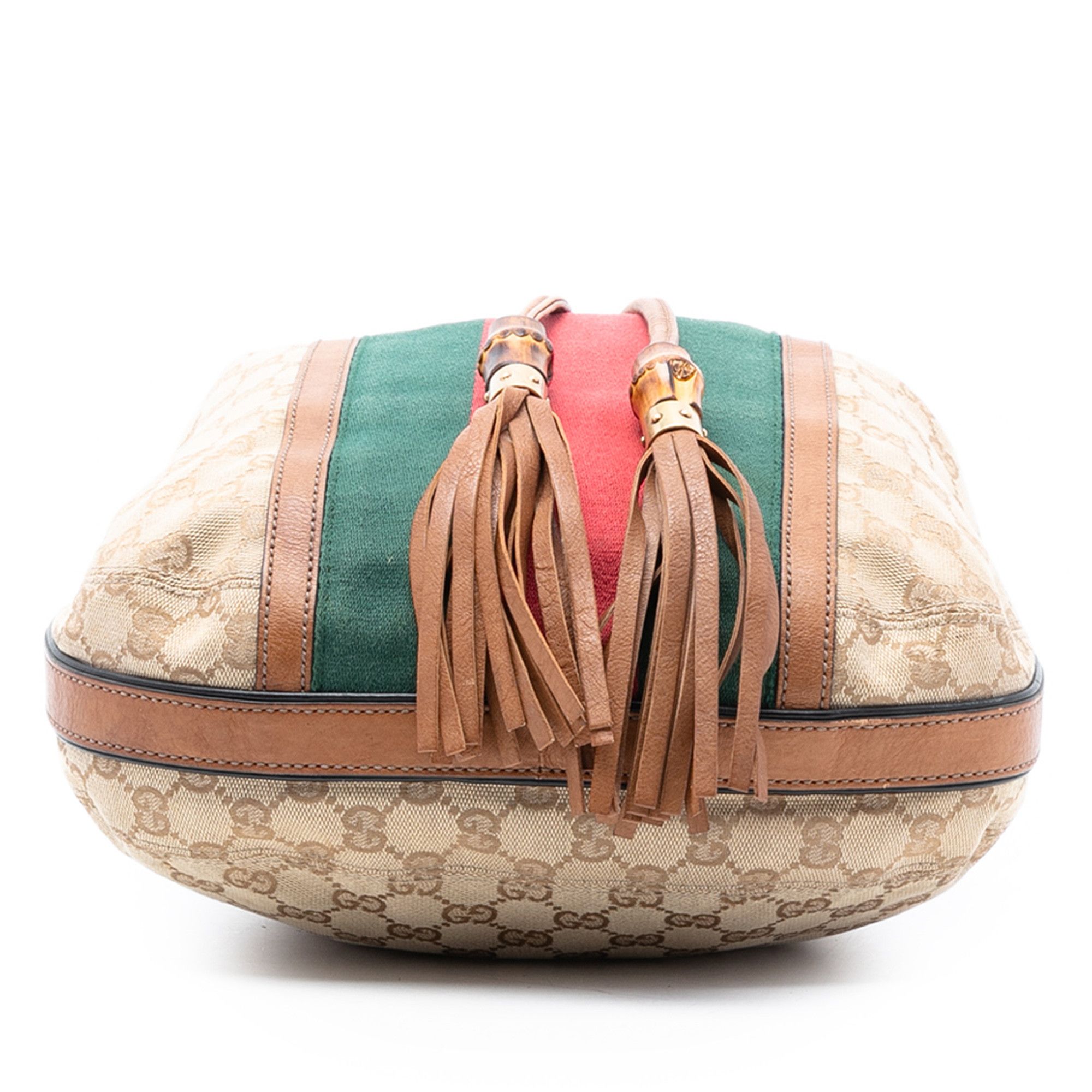 Gucci Gucci GG Canvas Web Rania Drawstring Hobo Size ONE SIZE - 3 Thumbnail