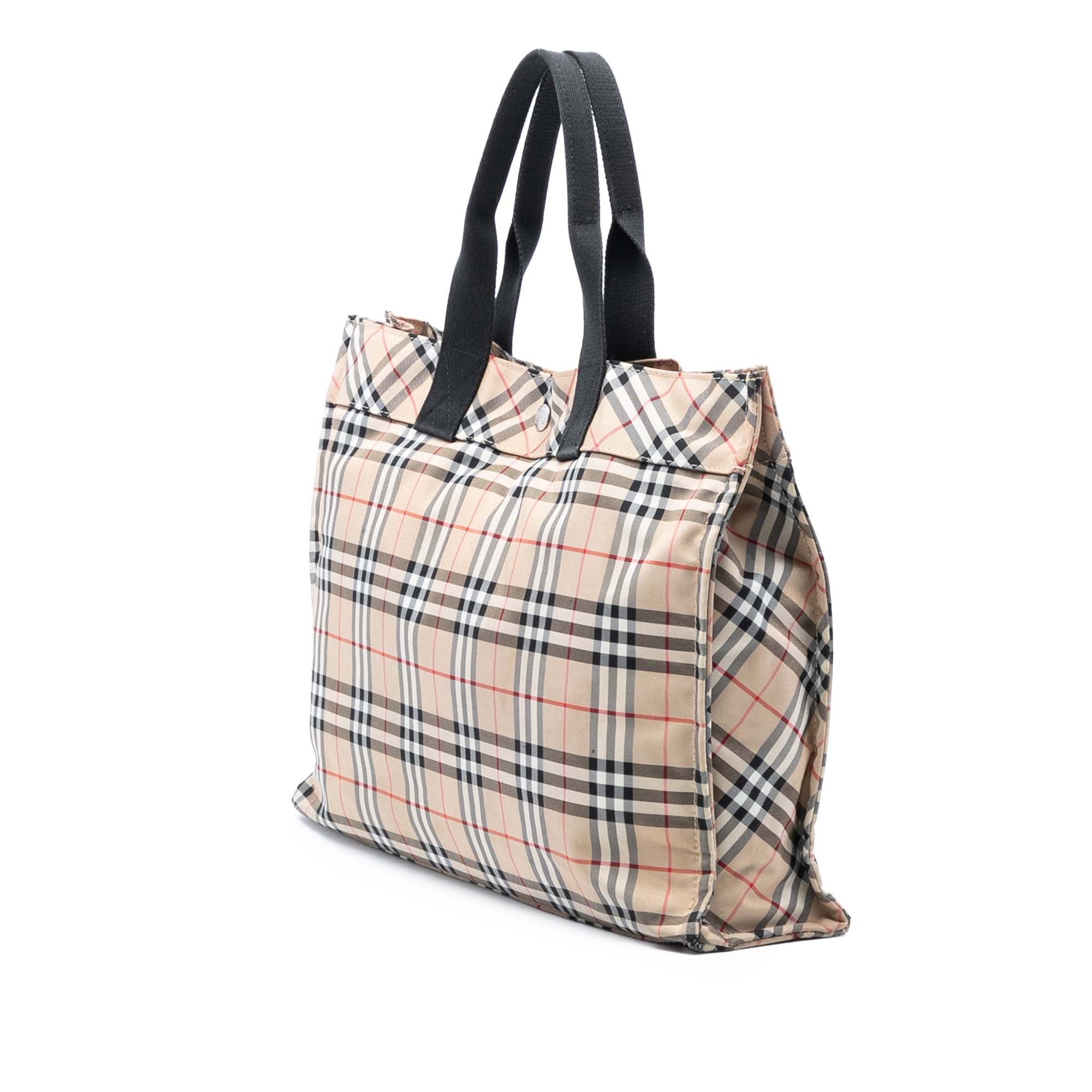 Burberry Burberry House Check Canvas Tote Size ONE SIZE - 2 Thumbnail