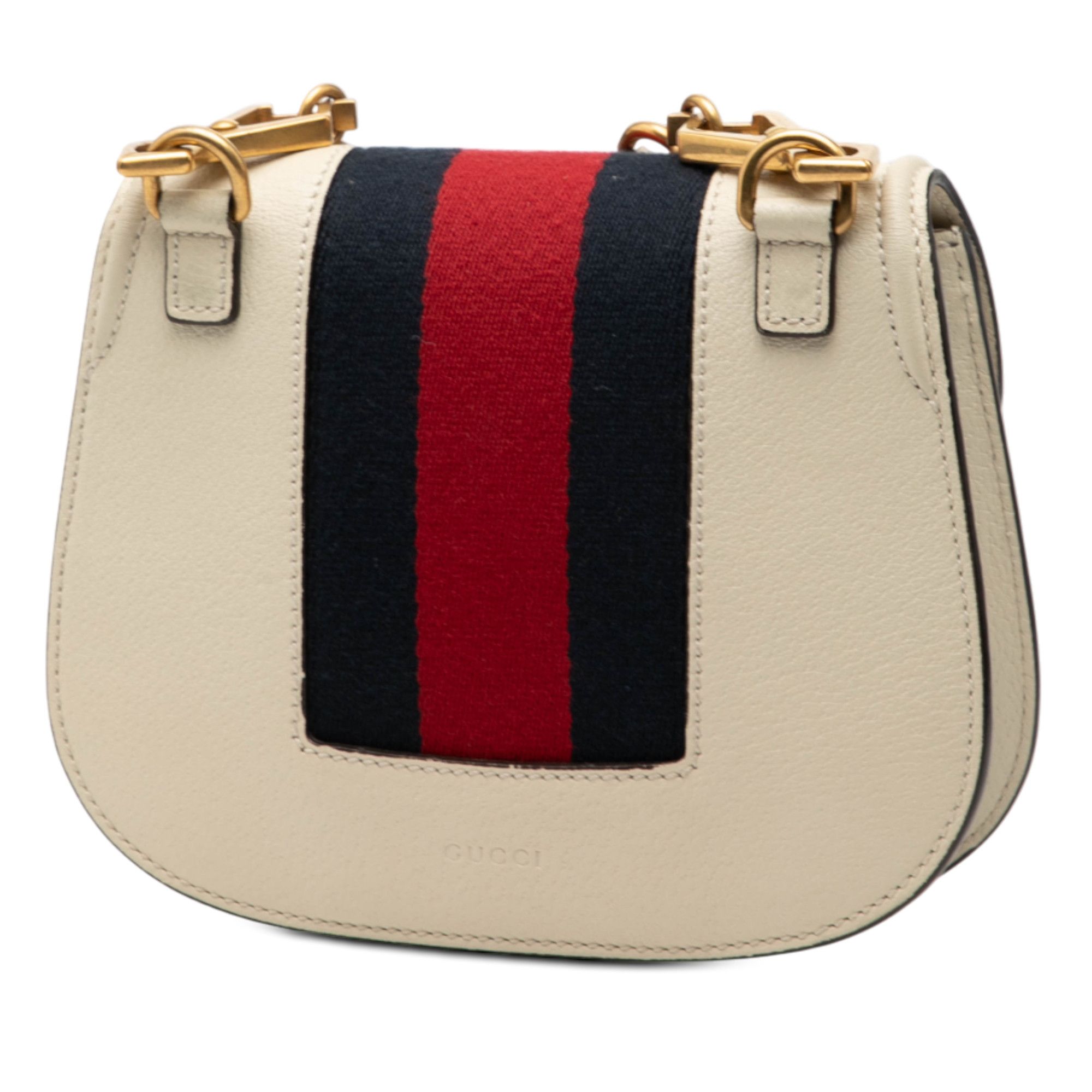 Gucci Gucci Small Calfskin Web Linea Butterfly Totem Crossbody Size ONE SIZE - 2 Thumbnail
