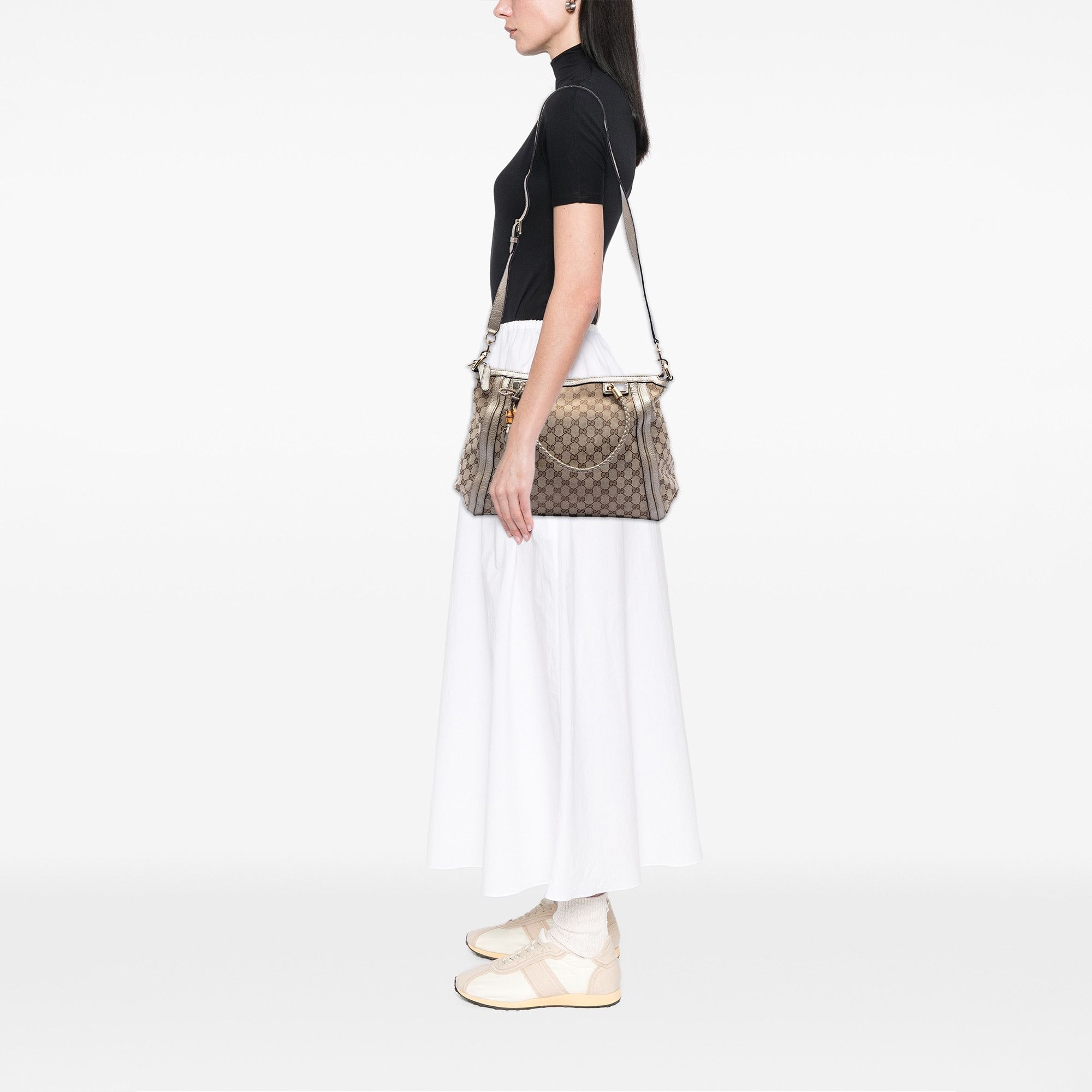 Gucci Gucci GG Canvas Bella Convertible Tote Size ONE SIZE - 7 Thumbnail