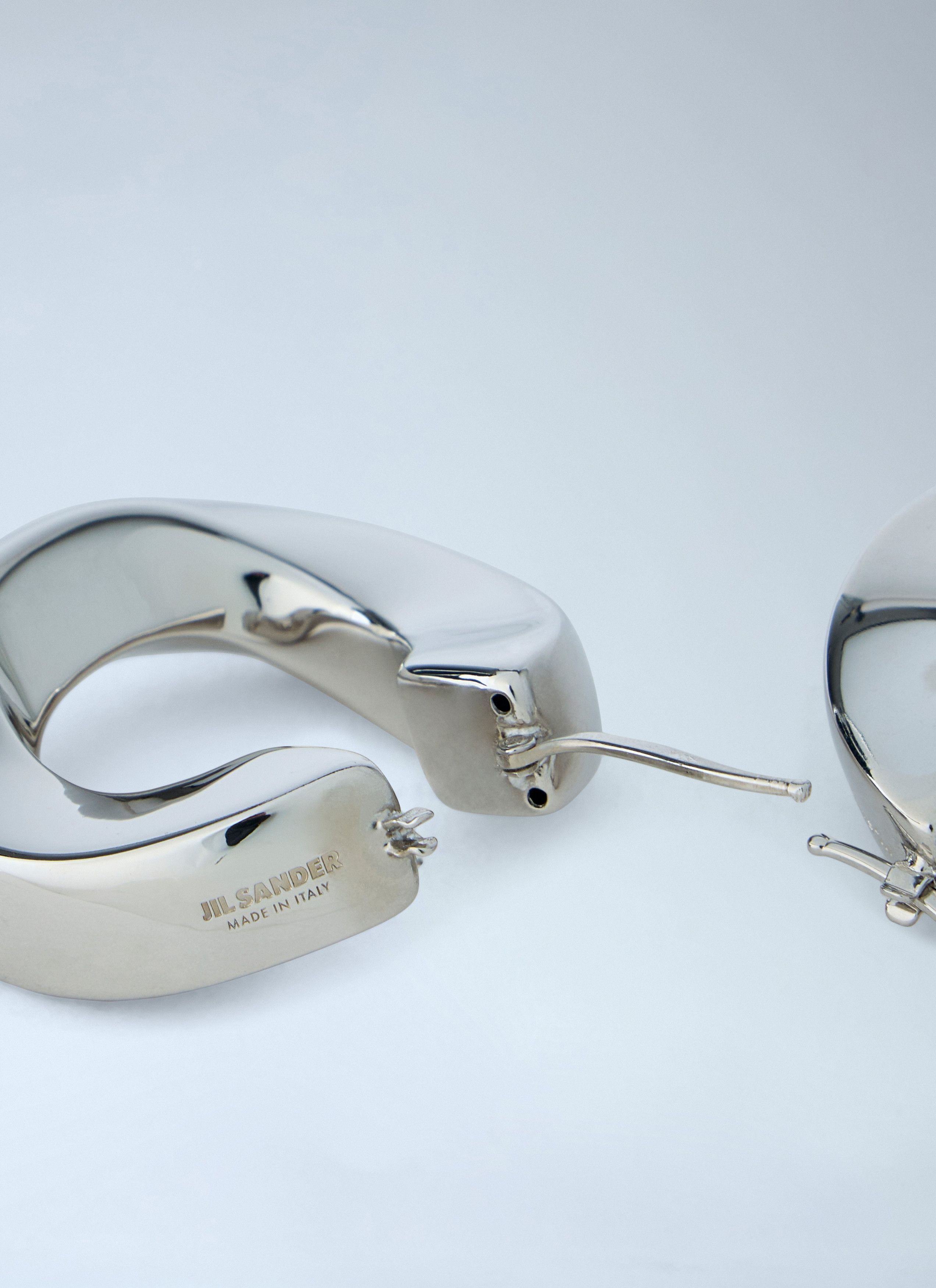 Jil Sander Sculpted Hoop Earrings Size ONE SIZE - 3 Thumbnail