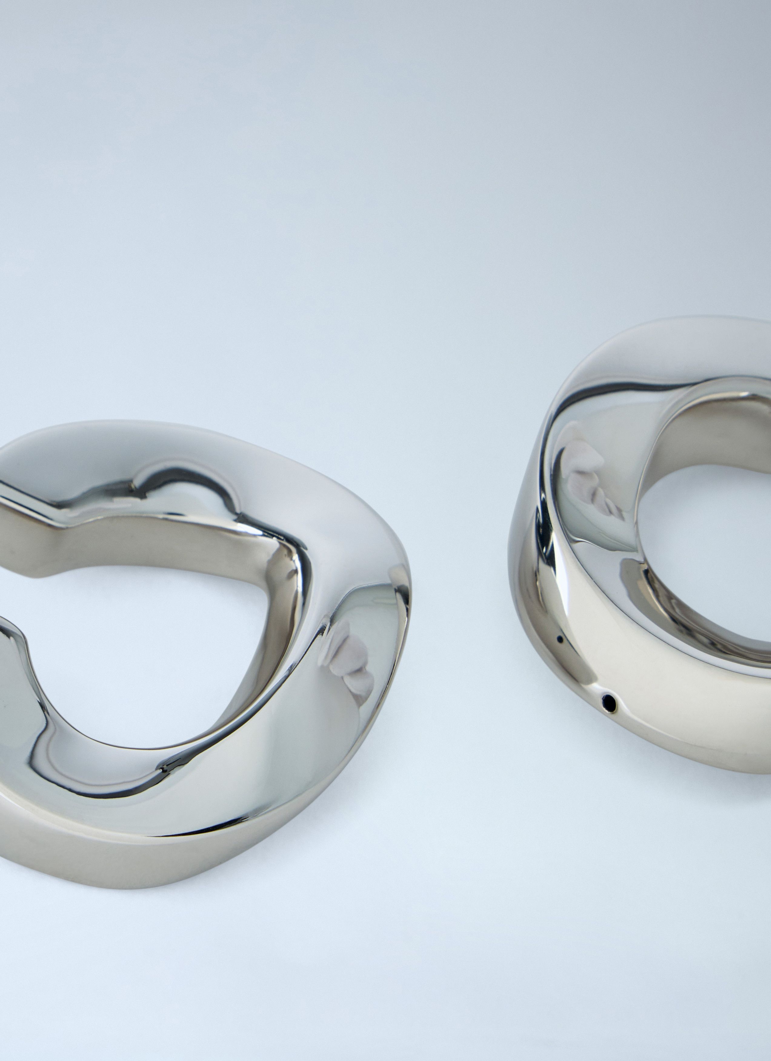 Jil Sander Sculpted Hoop Earrings Size ONE SIZE - 2 Thumbnail