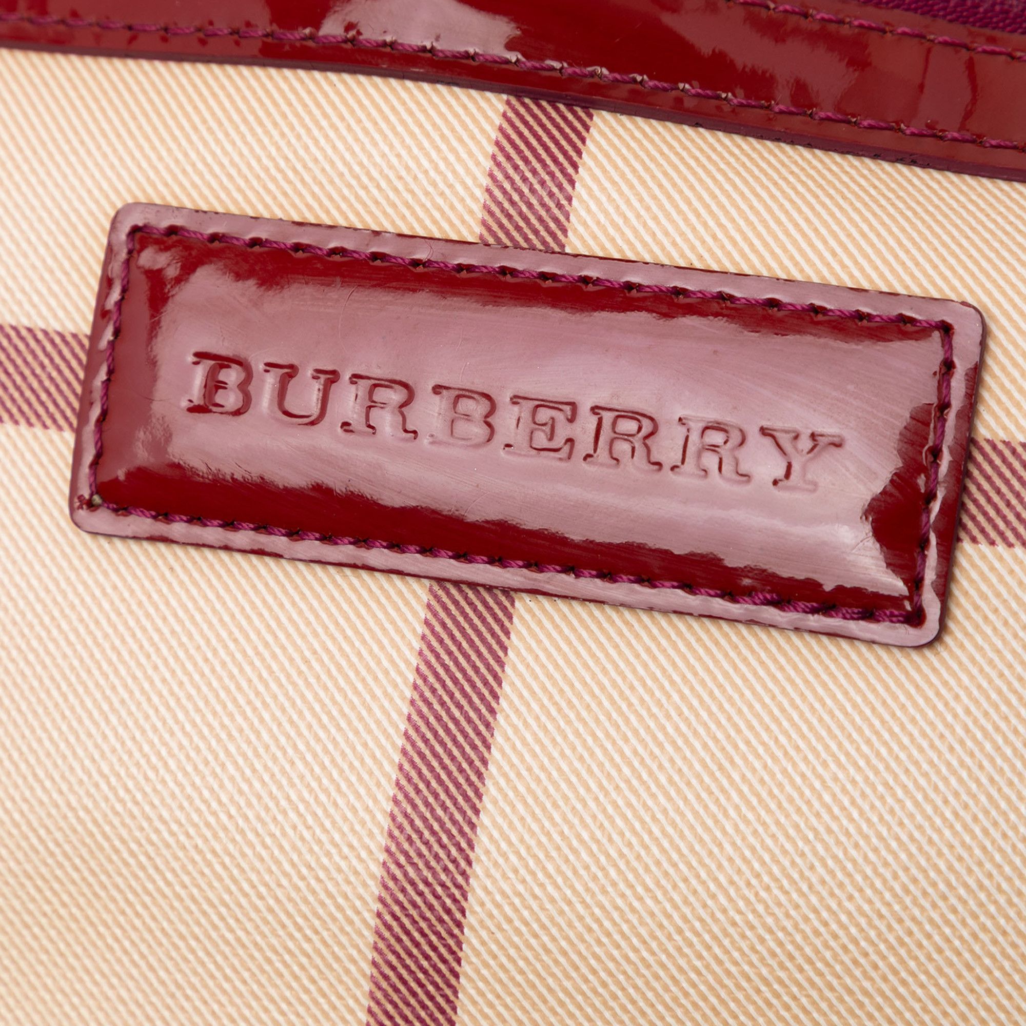 Burberry Burberry Supernova Check Coated Canvas Tote Size ONE SIZE - 6 Thumbnail