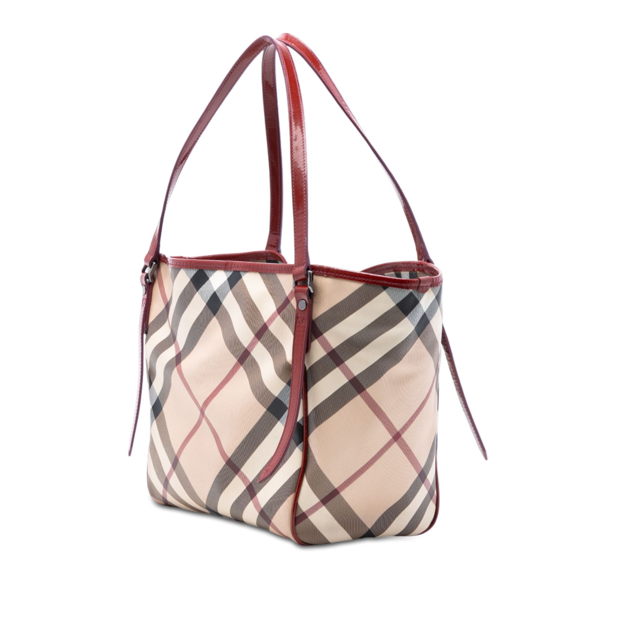 Burberry Burberry Supernova Check Coated Canvas Tote Size ONE SIZE - 2 Thumbnail