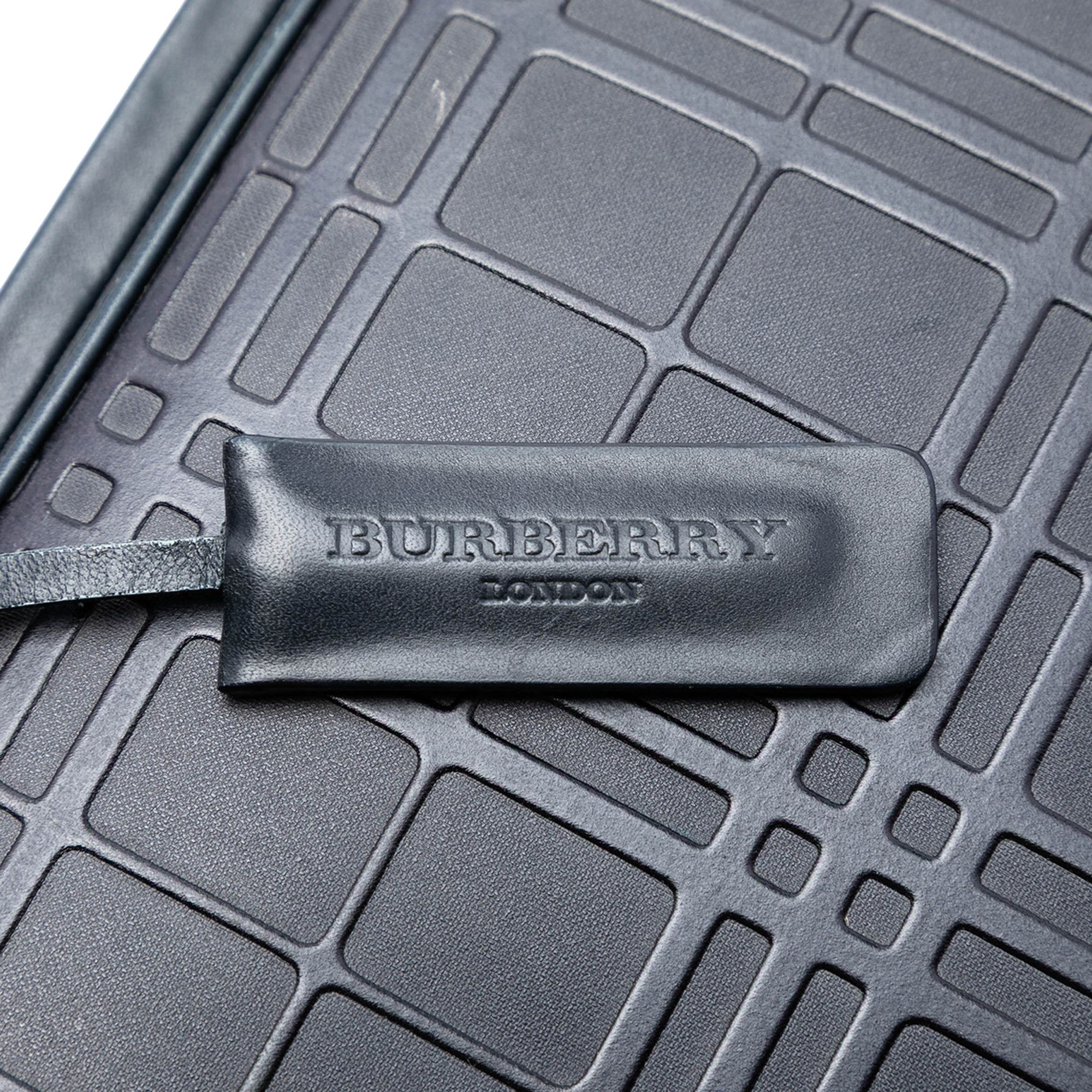 Burberry Burberry House Check Embossed Leather Handbag Size ONE SIZE - 5 Thumbnail