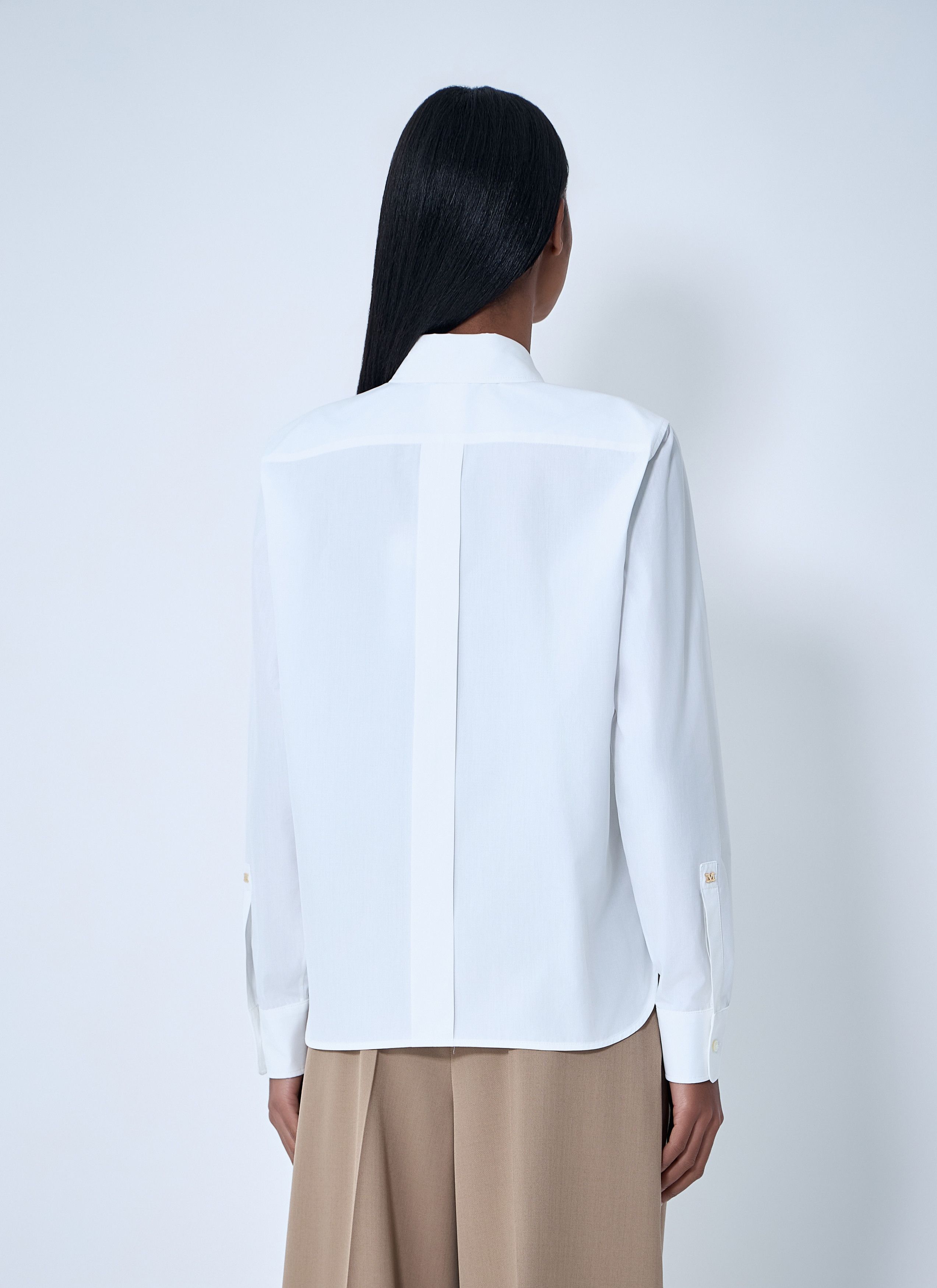Max Mara Cotton Shirt Size M / US 6-8 / IT 42-44 - 4 Thumbnail