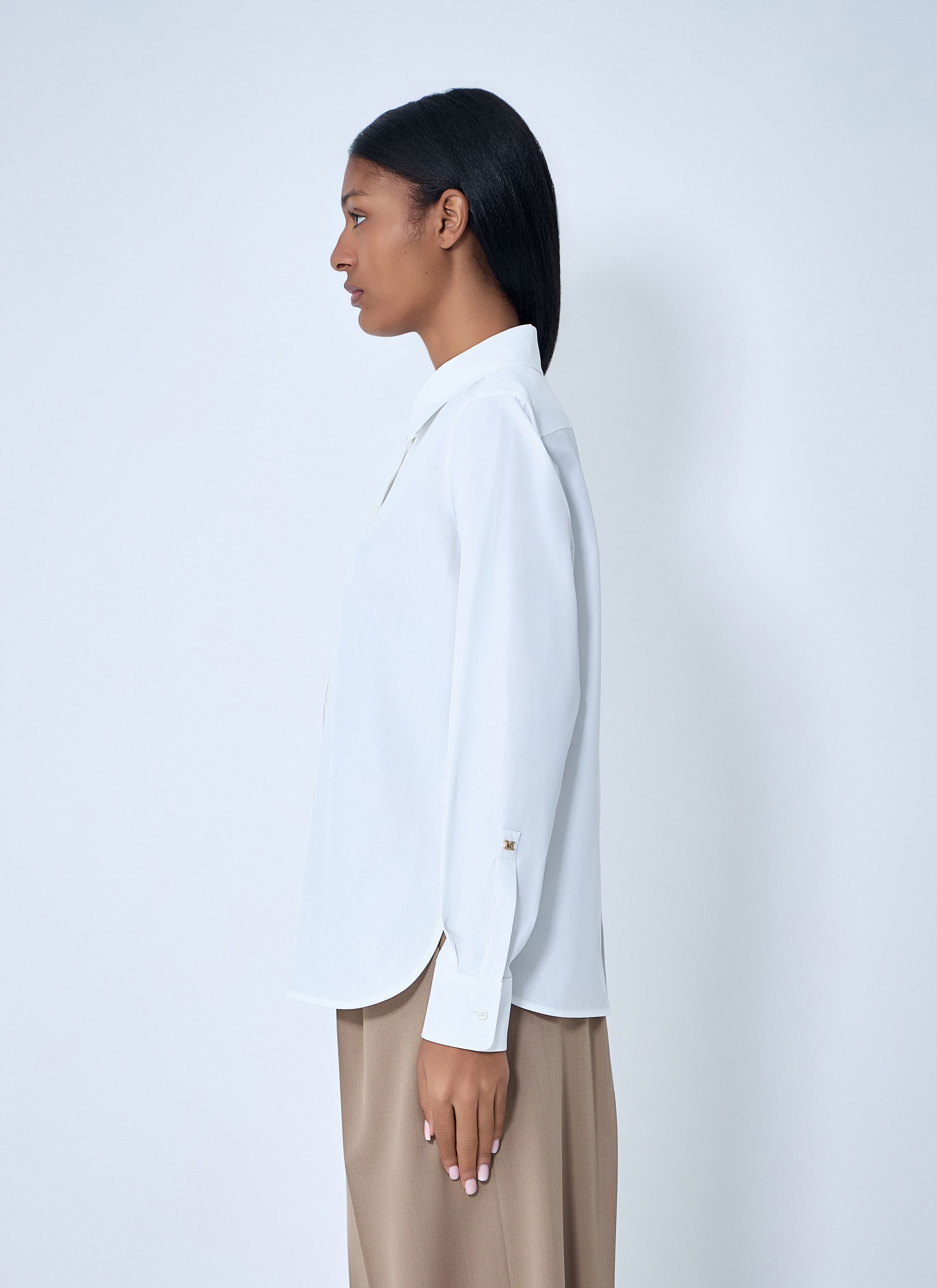 Max Mara Cotton Shirt Size M / US 6-8 / IT 42-44 - 3 Thumbnail