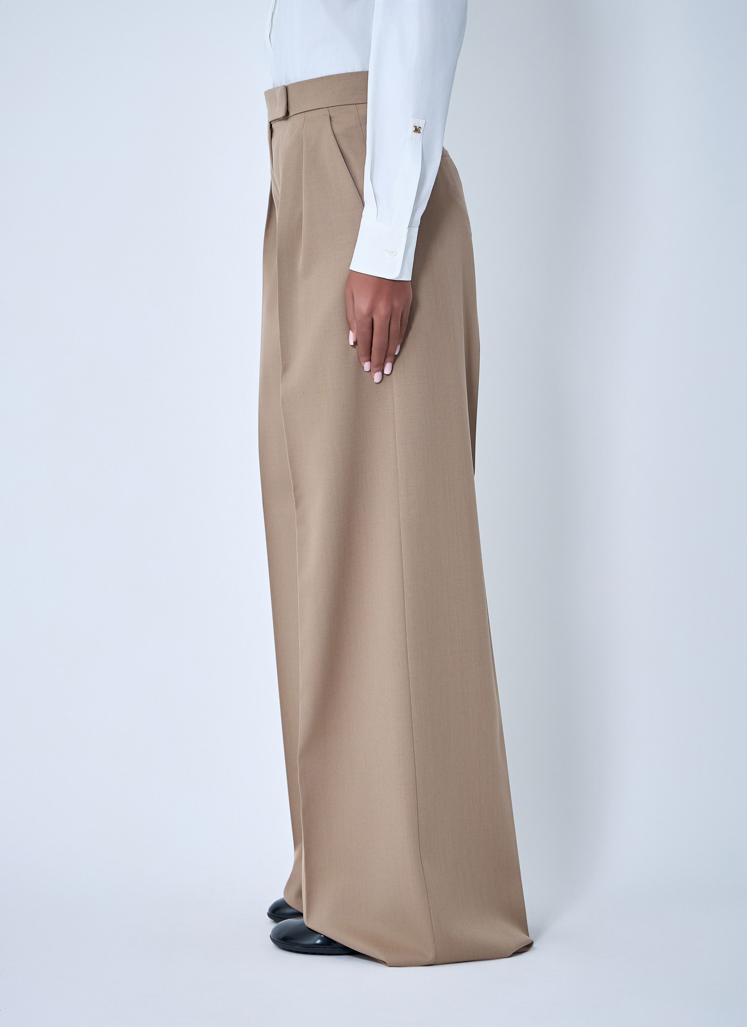 Max Mara Wool Tailored Pants Size 30" / US 8 / IT 44 - 3 Thumbnail