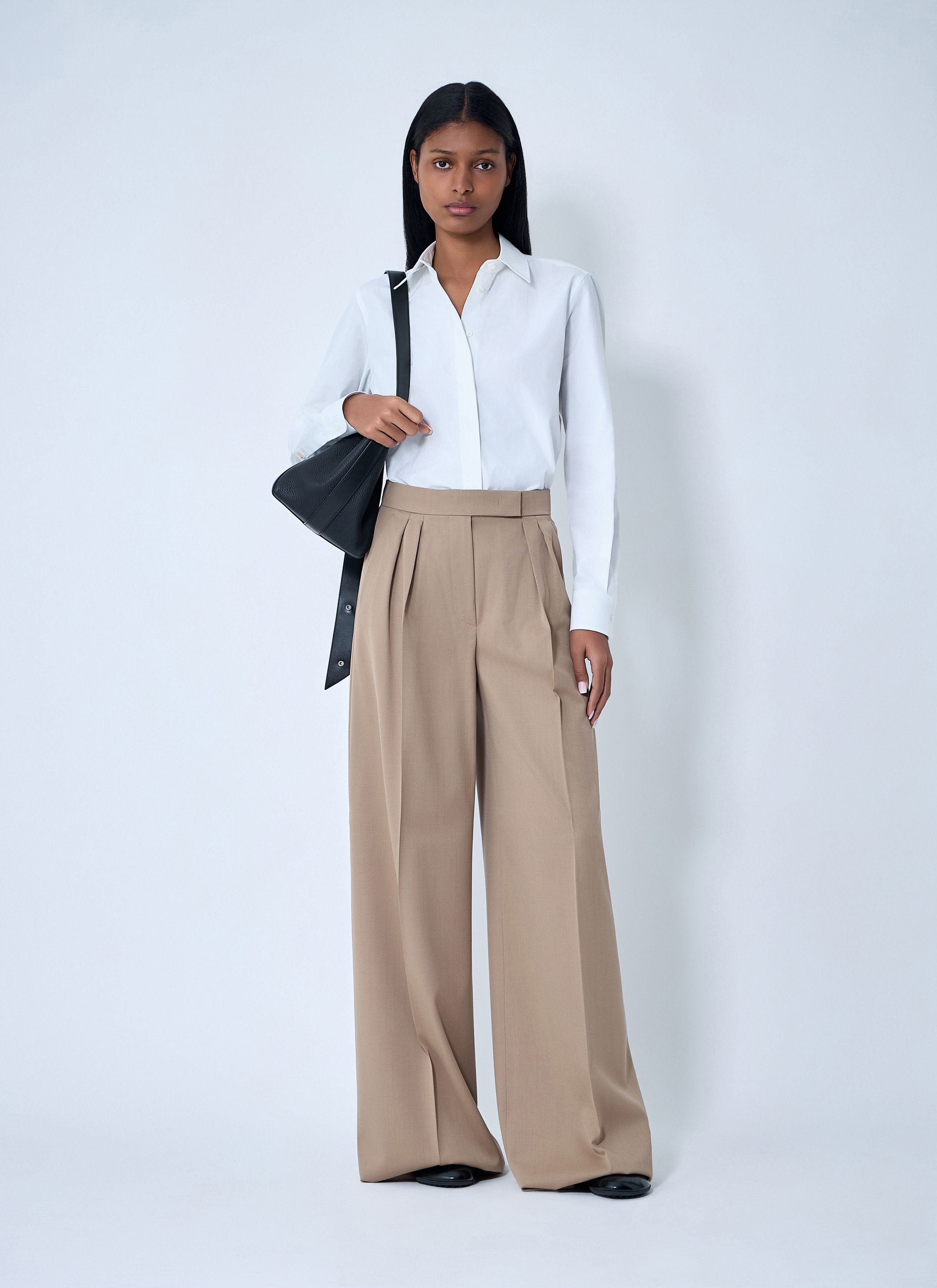 Max Mara Wool Tailored Pants Size 30" / US 8 / IT 44 - 2 Thumbnail