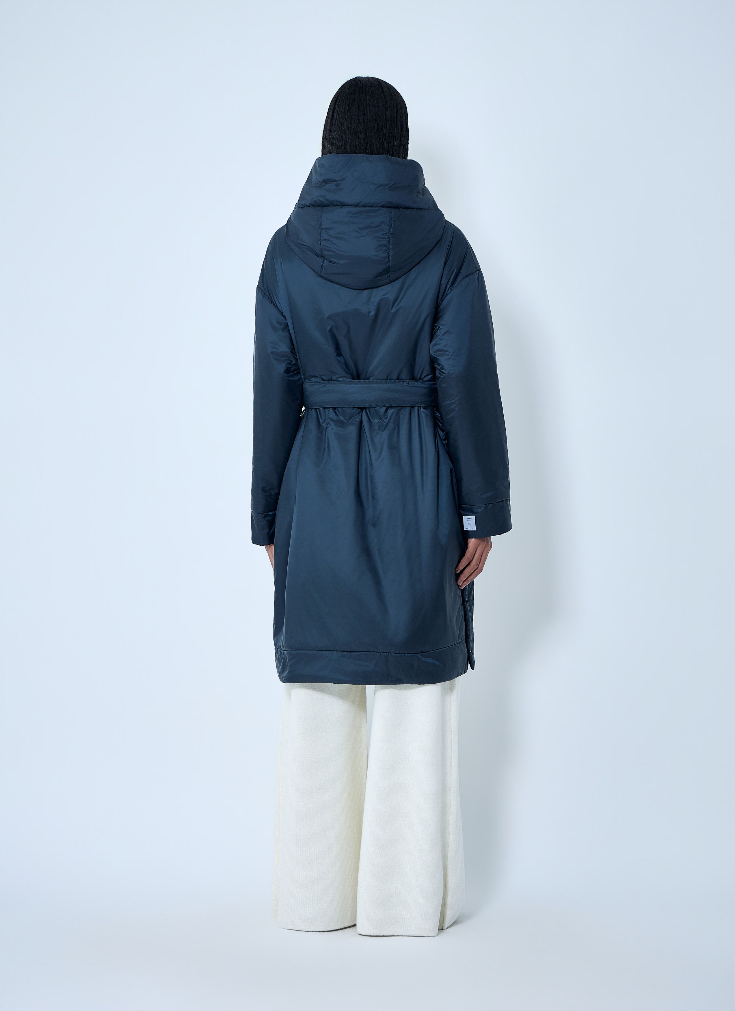 Max Mara Hooded Quilted Coat with Belt Size M / US 6-8 / IT 42-44 - 4 Thumbnail