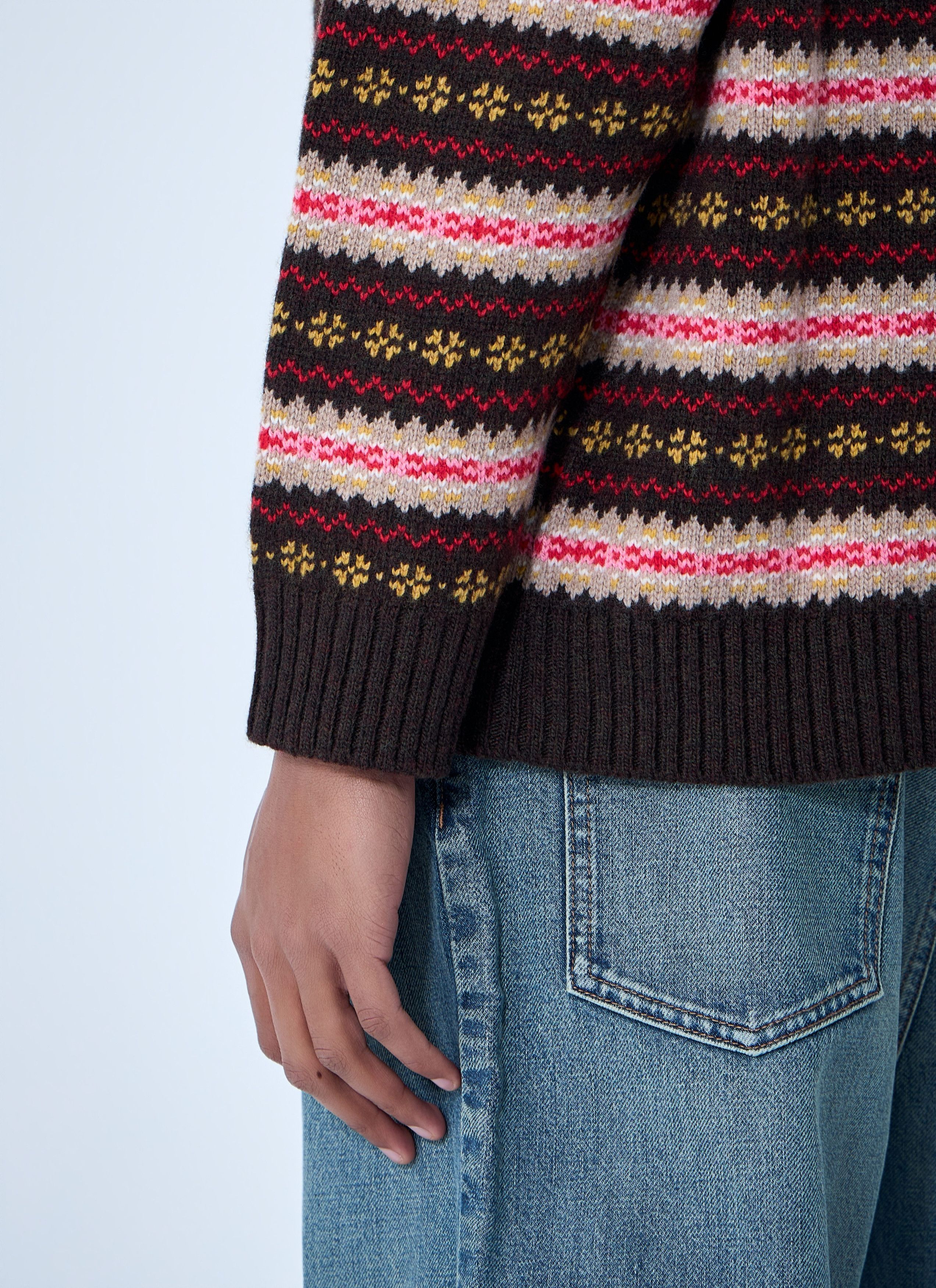 Miu Miu Fairisle Sweater Size US L / EU 52-54 / 3 - 6 Thumbnail