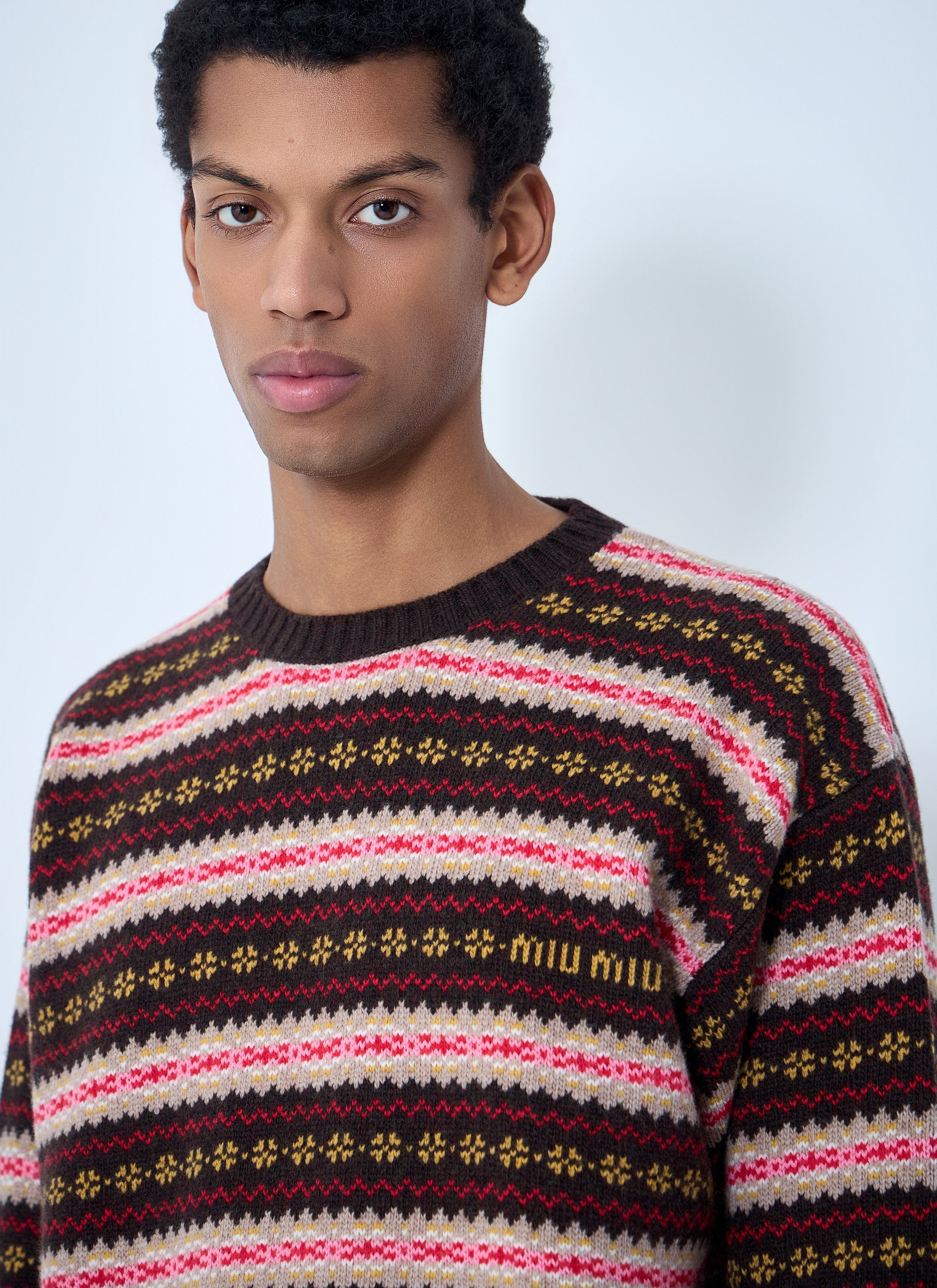 Miu Miu Fairisle Sweater Size US L / EU 52-54 / 3 - 5 Thumbnail