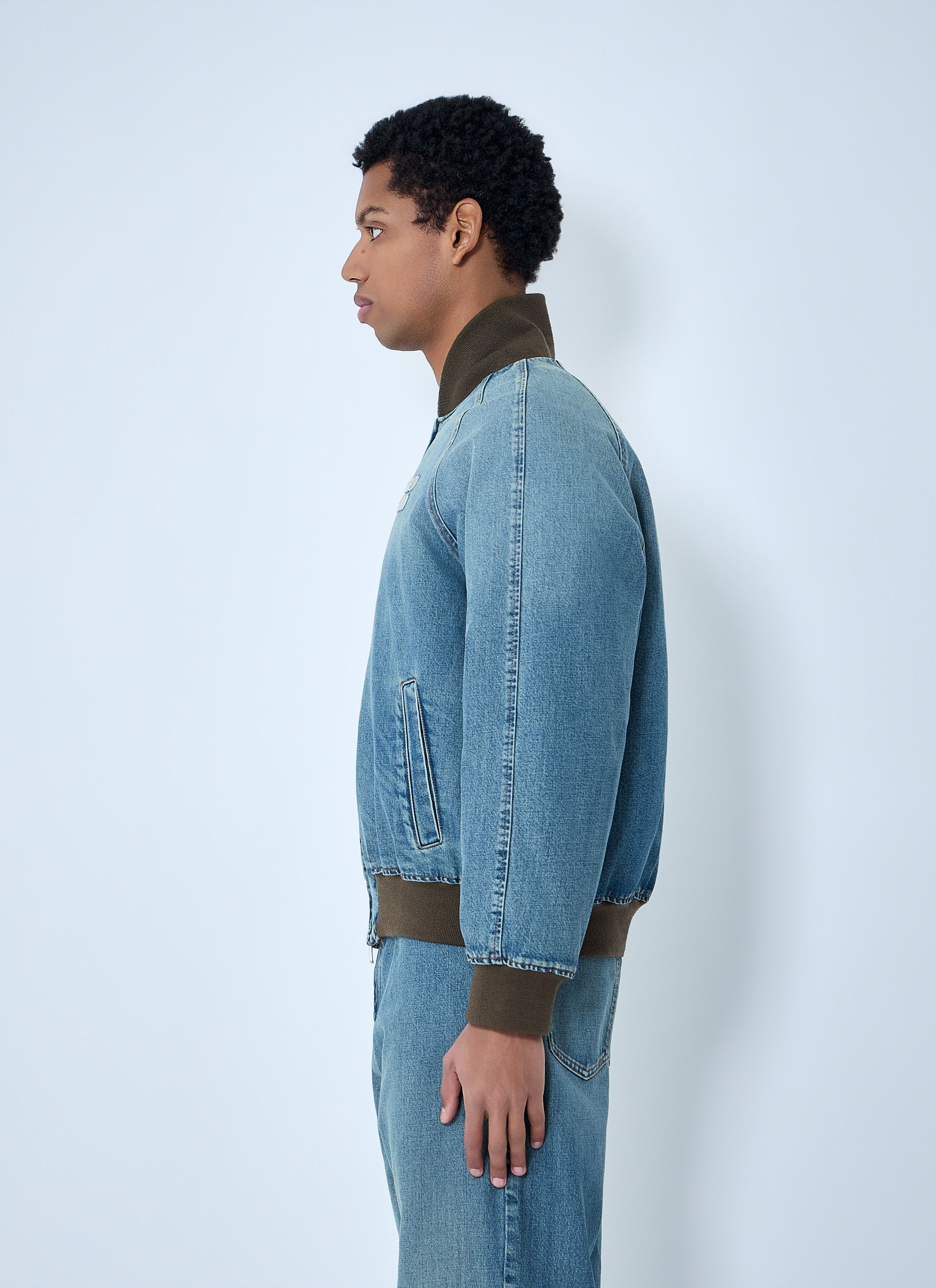 Miu Miu Denim Blouson Jacket Size US L / EU 52-54 / 3 - 3 Thumbnail